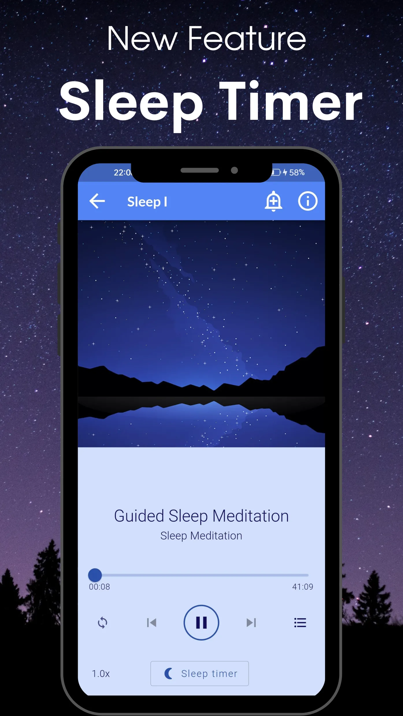 Guided Meditation For Sleep | Indus Appstore | Screenshot