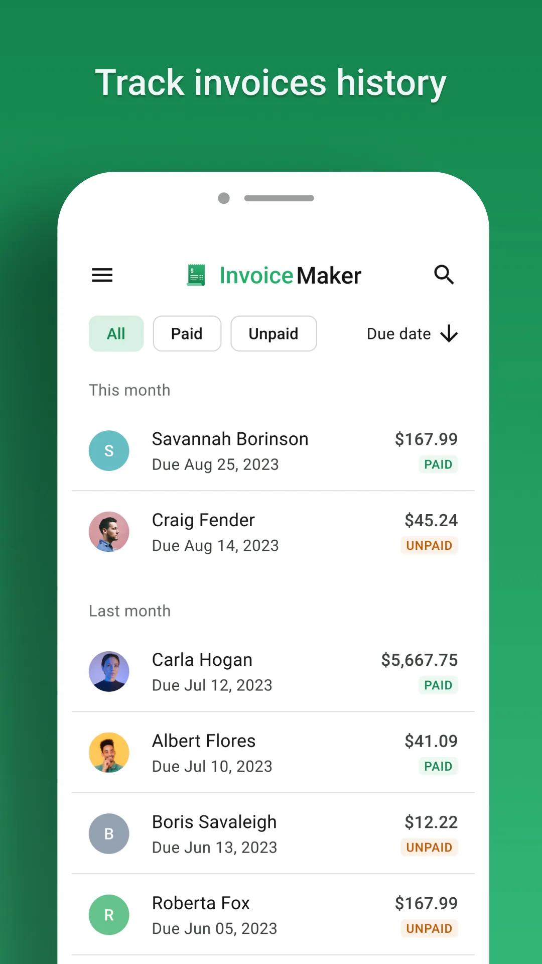 Invoice & Receipt Maker | Indus Appstore | Screenshot