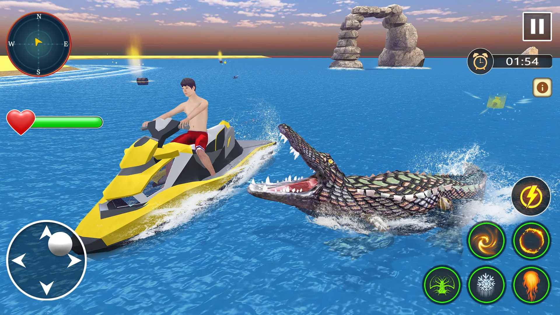 Animal Crocodile Attack Sim | Indus Appstore | Screenshot