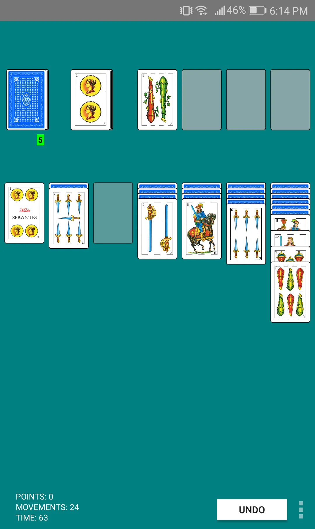 Spanish Solitaire | Indus Appstore | Screenshot