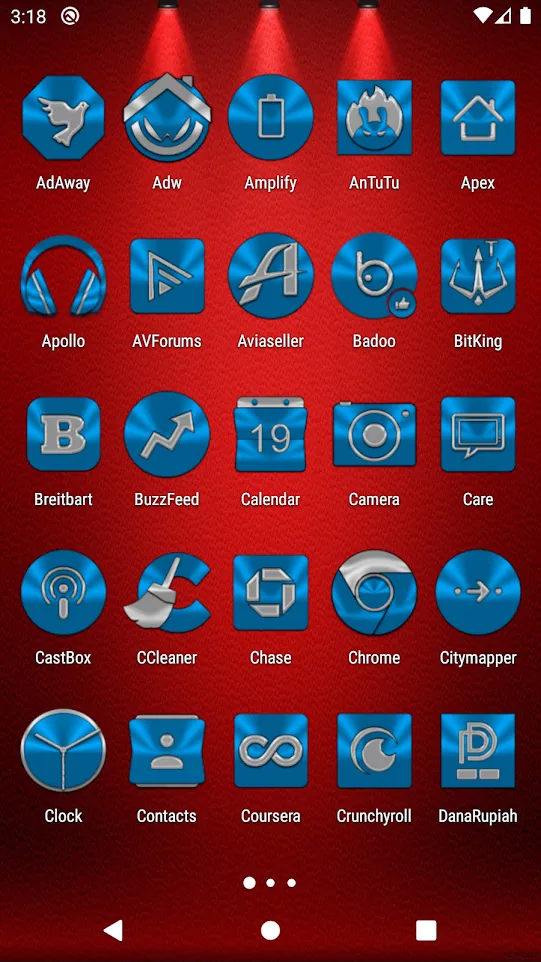 Light Blue Icon Pack | Indus Appstore | Screenshot