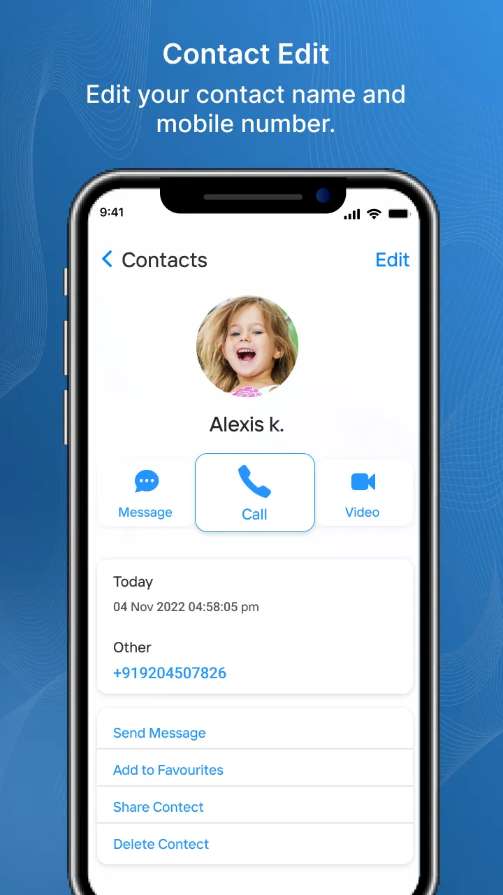 Contacts | Indus Appstore | Screenshot