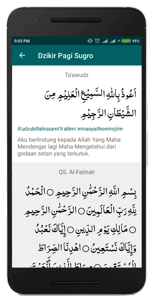 Al Ma'tsurat - Dzikir Pagi, Pe | Indus Appstore | Screenshot