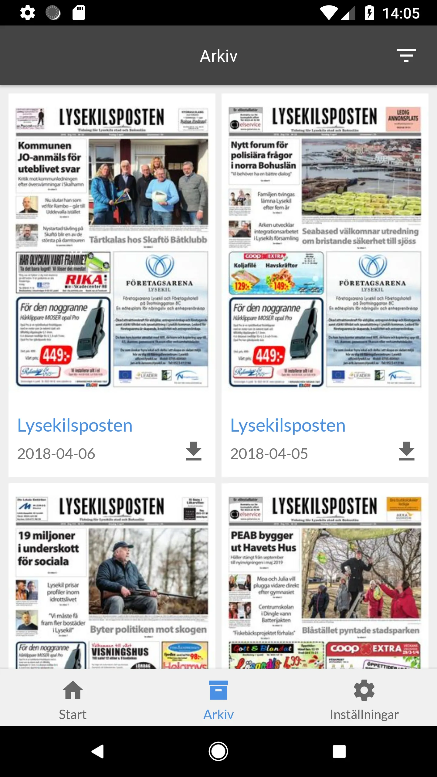 Lysekilsposten | Indus Appstore | Screenshot