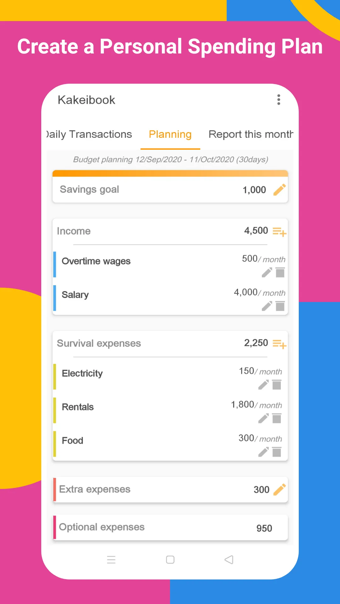 Kakeibook-Ways to save money | Indus Appstore | Screenshot