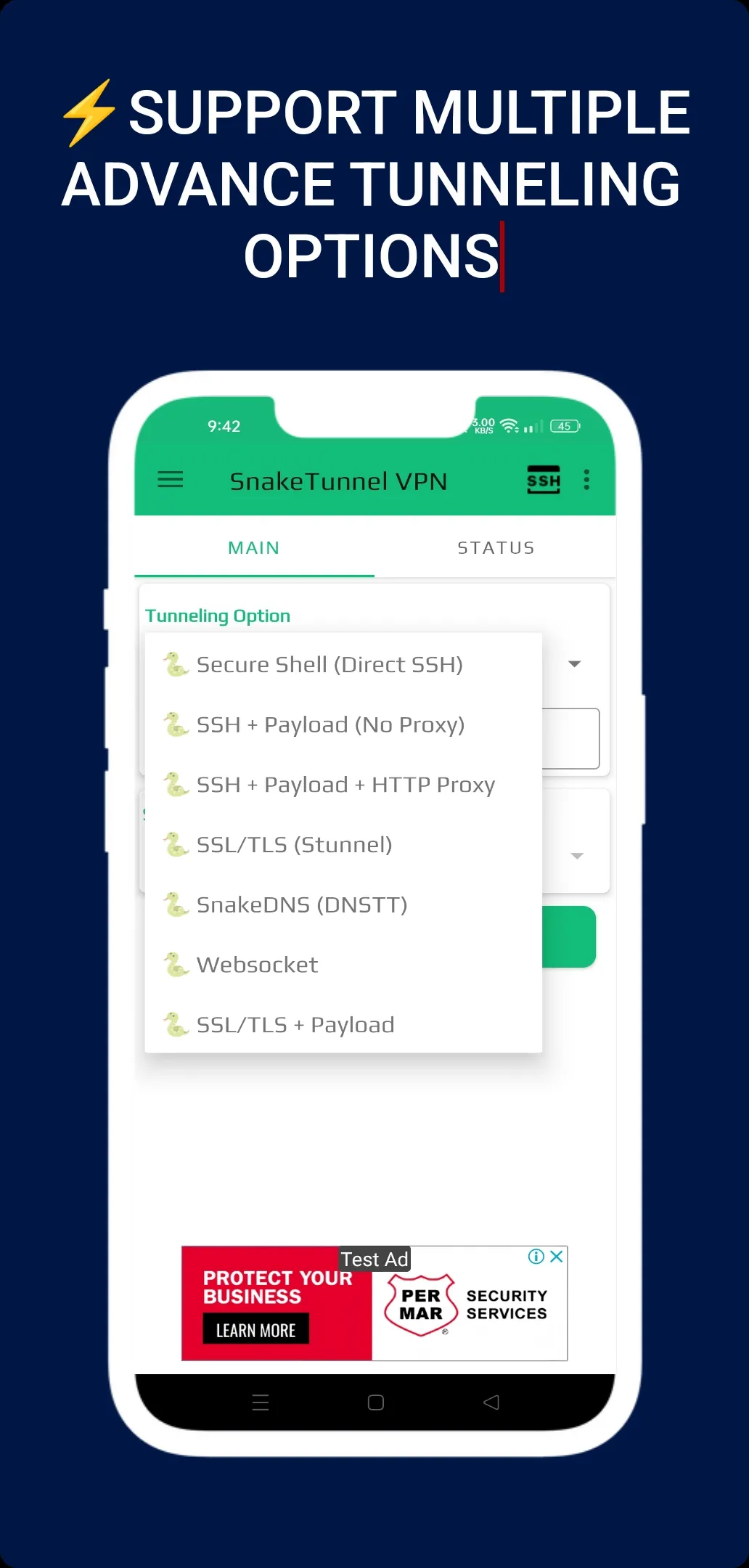 SnakeTunnel VPN | Indus Appstore | Screenshot