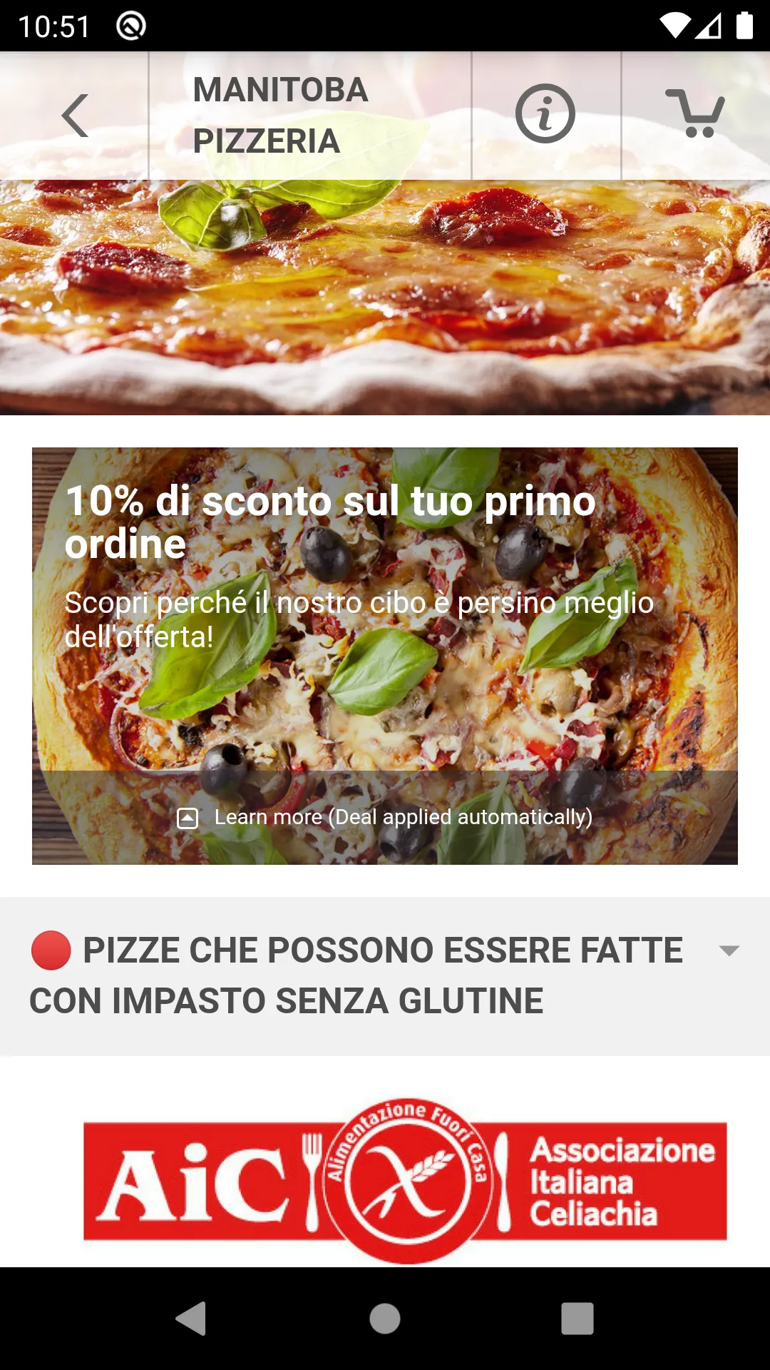 Manitoba Pizzeria | Indus Appstore | Screenshot