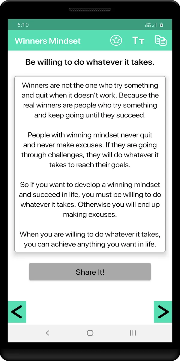 Winners Mindset - Building | Indus Appstore | Screenshot