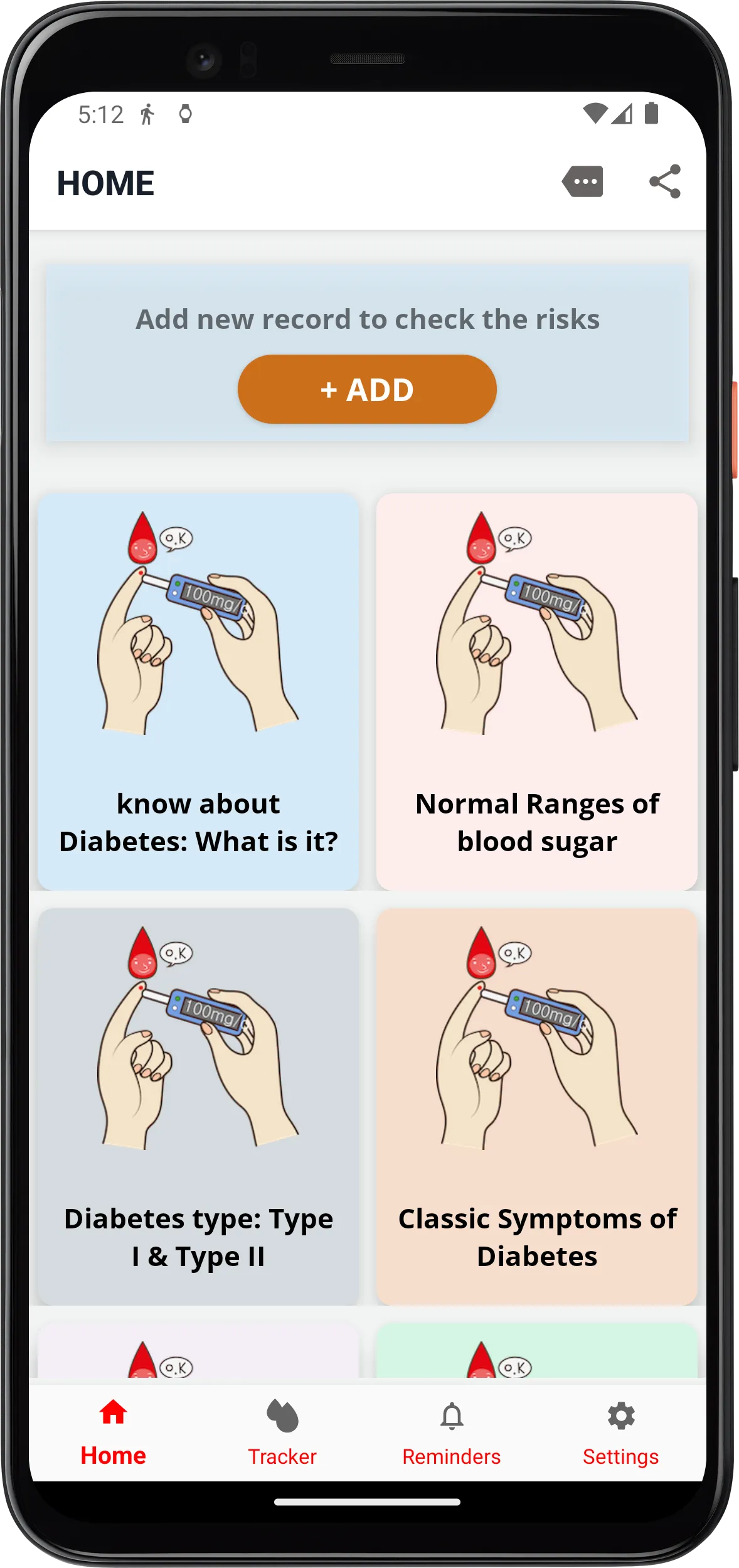 My Blood Sugar Tracker app | Indus Appstore | Screenshot