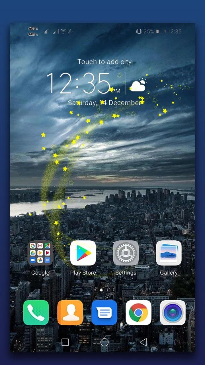 Night Sky Live Wallpaper | Indus Appstore | Screenshot