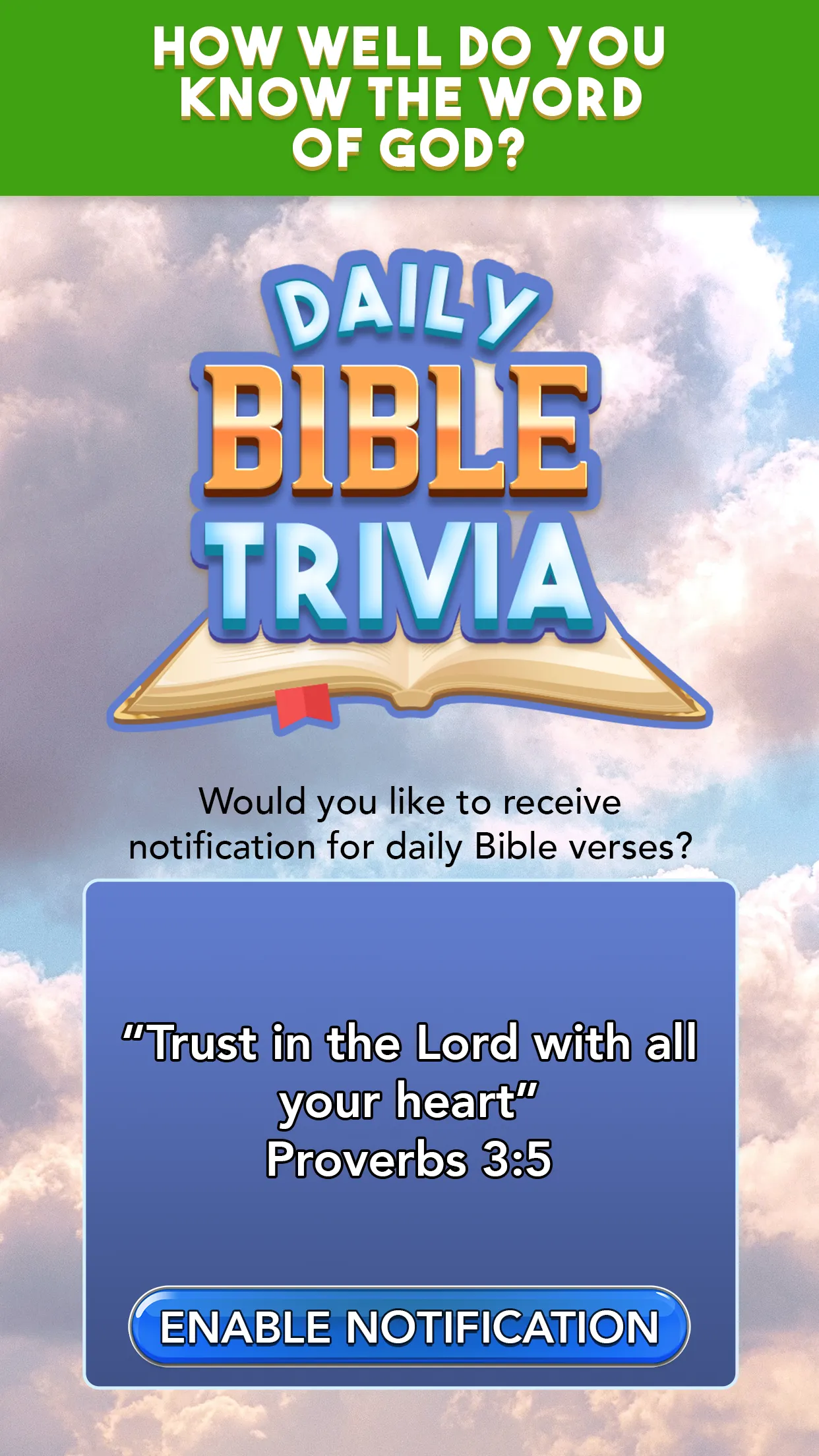 Daily Bible Trivia Bible Games | Indus Appstore | Screenshot