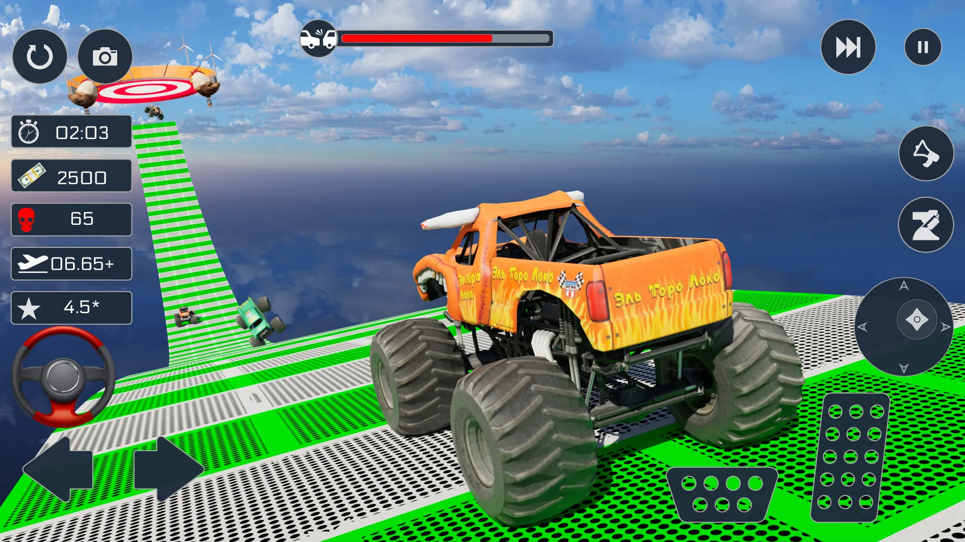 Monster Truck: Stunt Mega Ramp | Indus Appstore | Screenshot