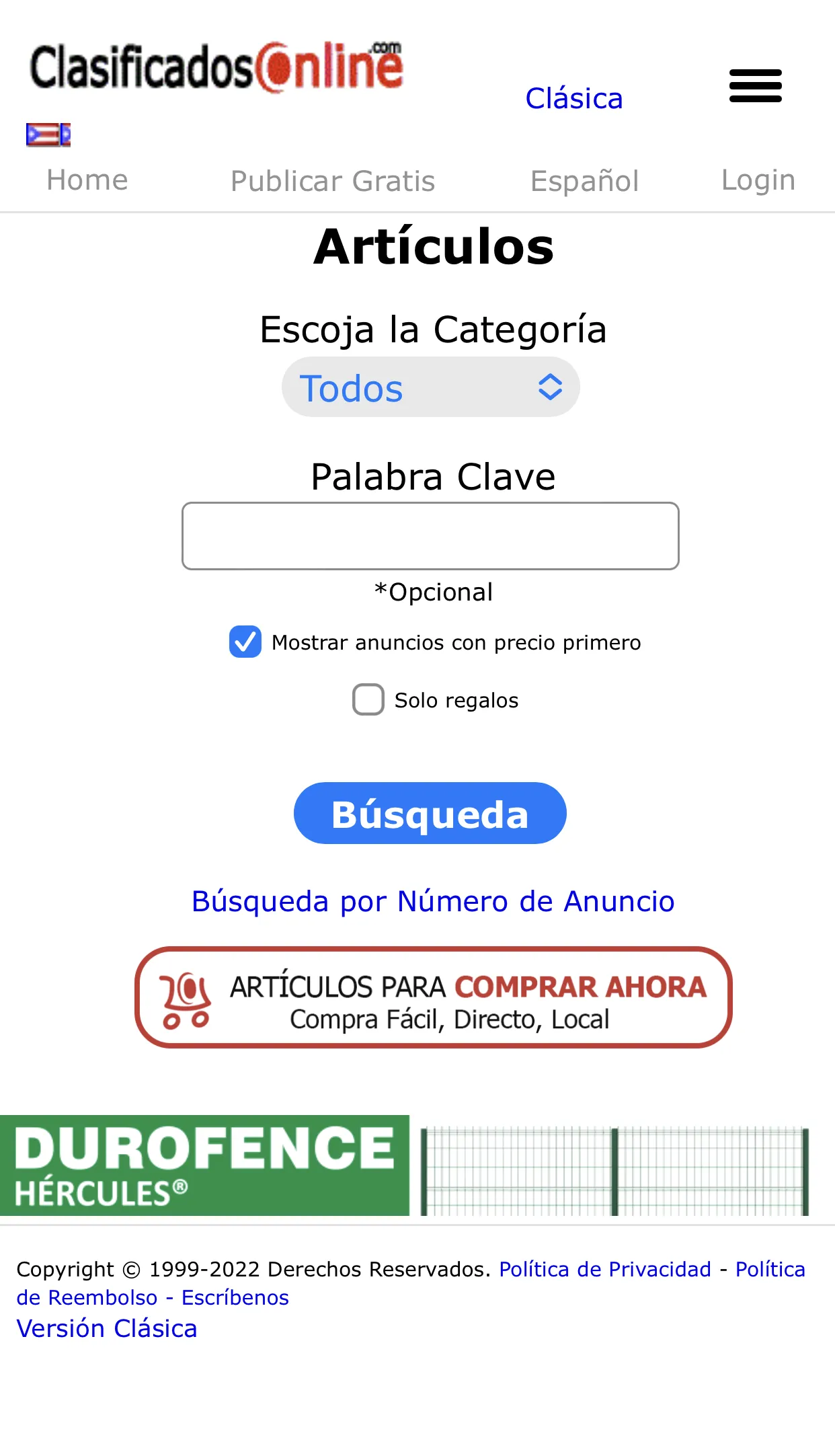 ClasificadosOnline | Indus Appstore | Screenshot