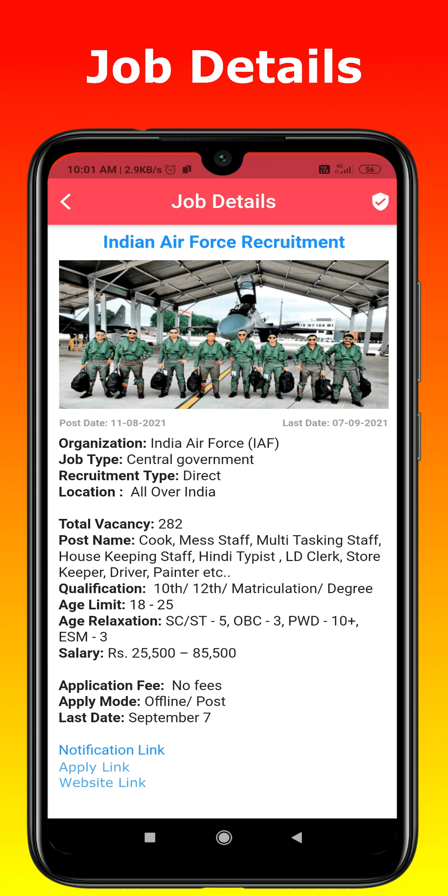 Job - Search Govt Job Vacancy | Indus Appstore | Screenshot