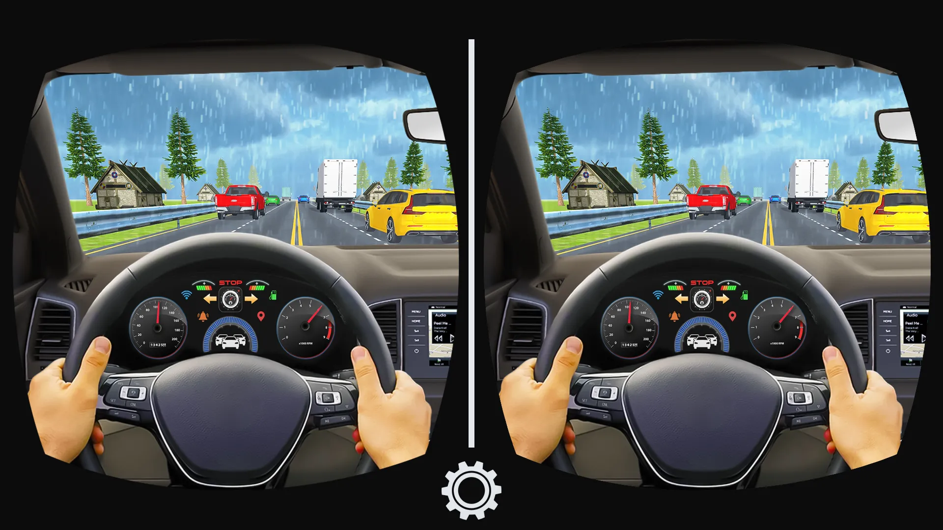 VR Traffic Racing In Car Drive | Indus Appstore | Screenshot