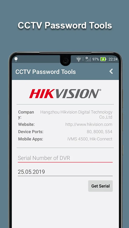 CCTV Password Tools | Indus Appstore | Screenshot