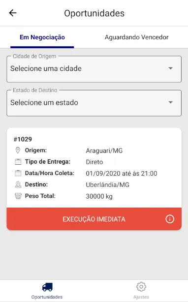 Quero Carga | Indus Appstore | Screenshot