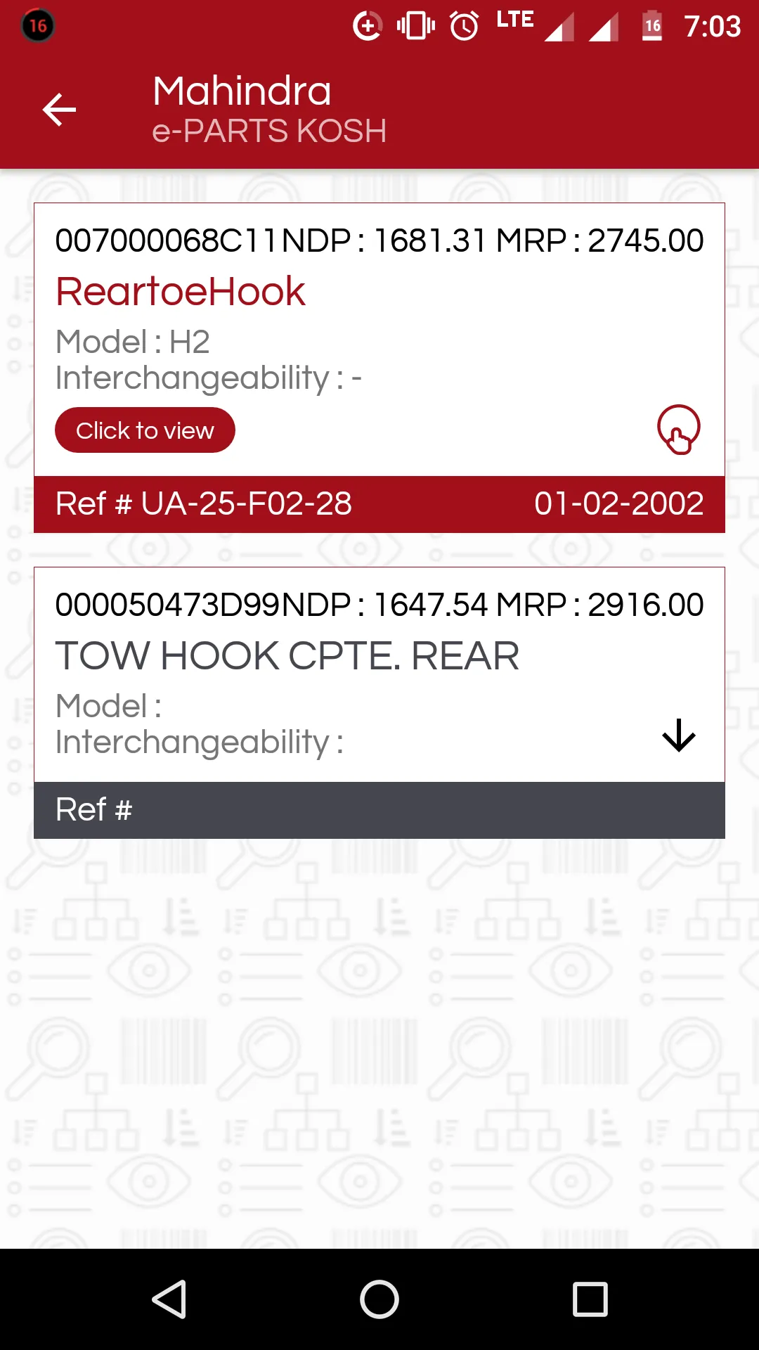 Mahindra e - PARTS KOSH | Indus Appstore | Screenshot