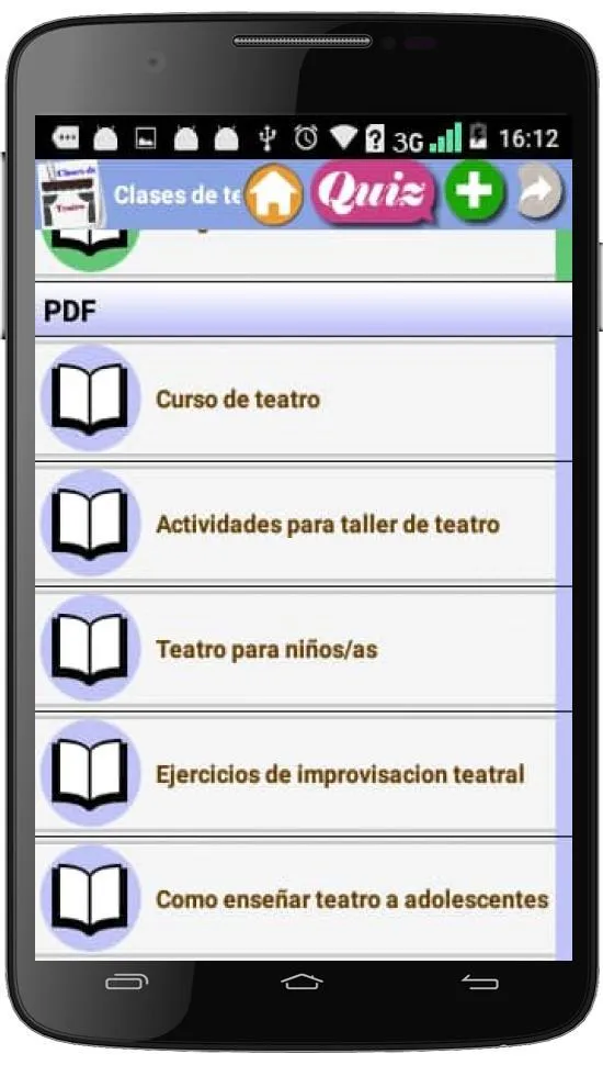 CLASES DE TEATRO | Indus Appstore | Screenshot