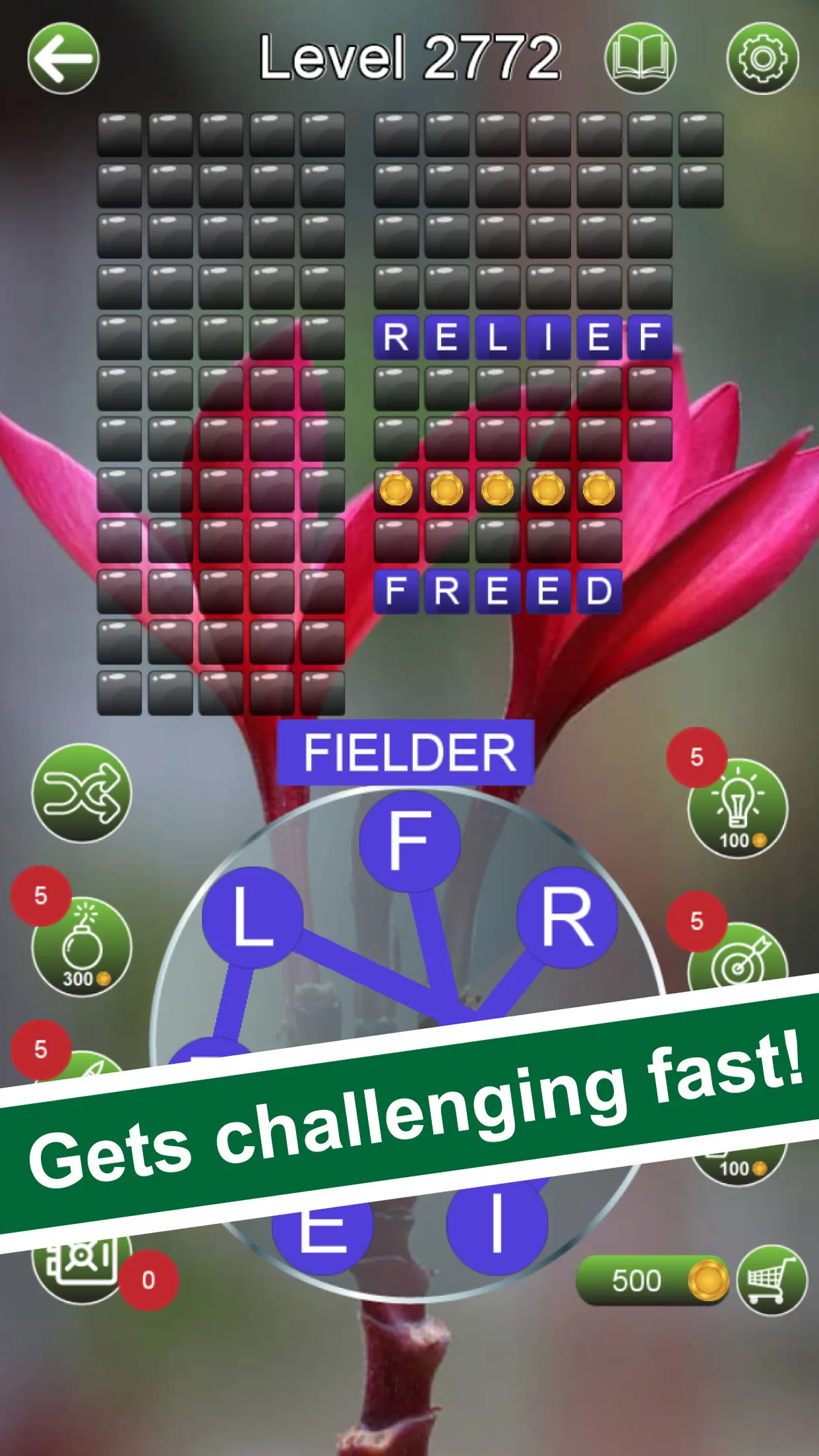 Word Bloom - Brain Puzzles | Indus Appstore | Screenshot