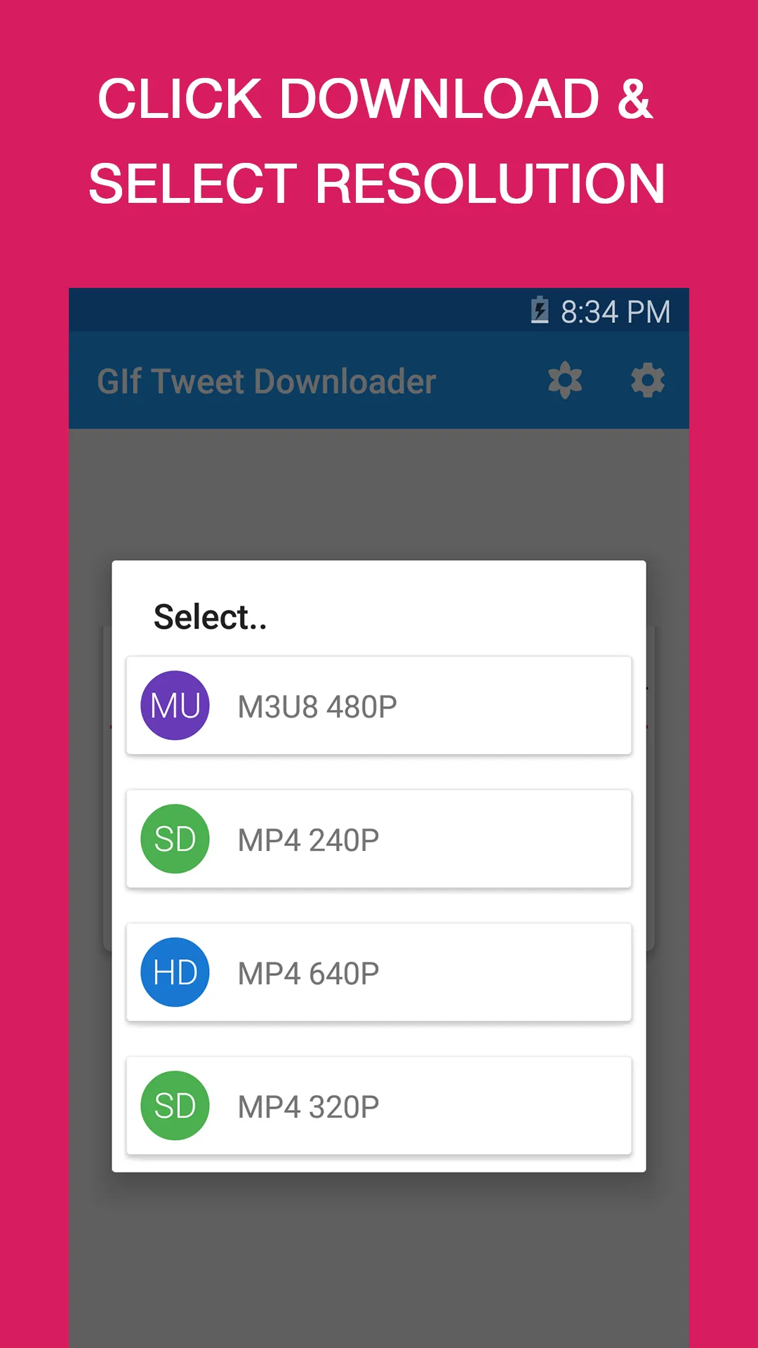 GIF | Video | Tweet Downloader | Indus Appstore | Screenshot