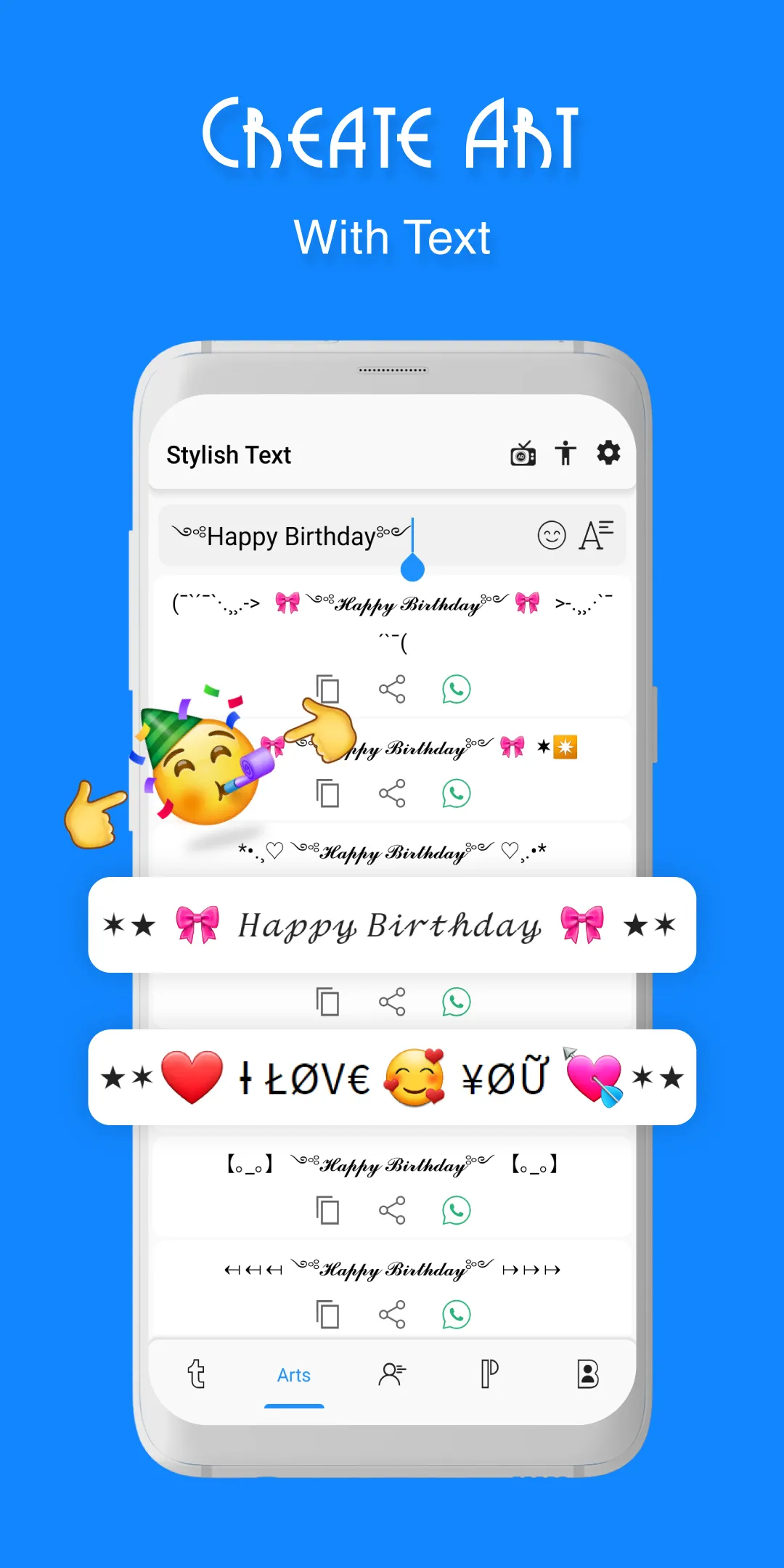 Stylish Text, Fonts & Keyboard | Indus Appstore | Screenshot