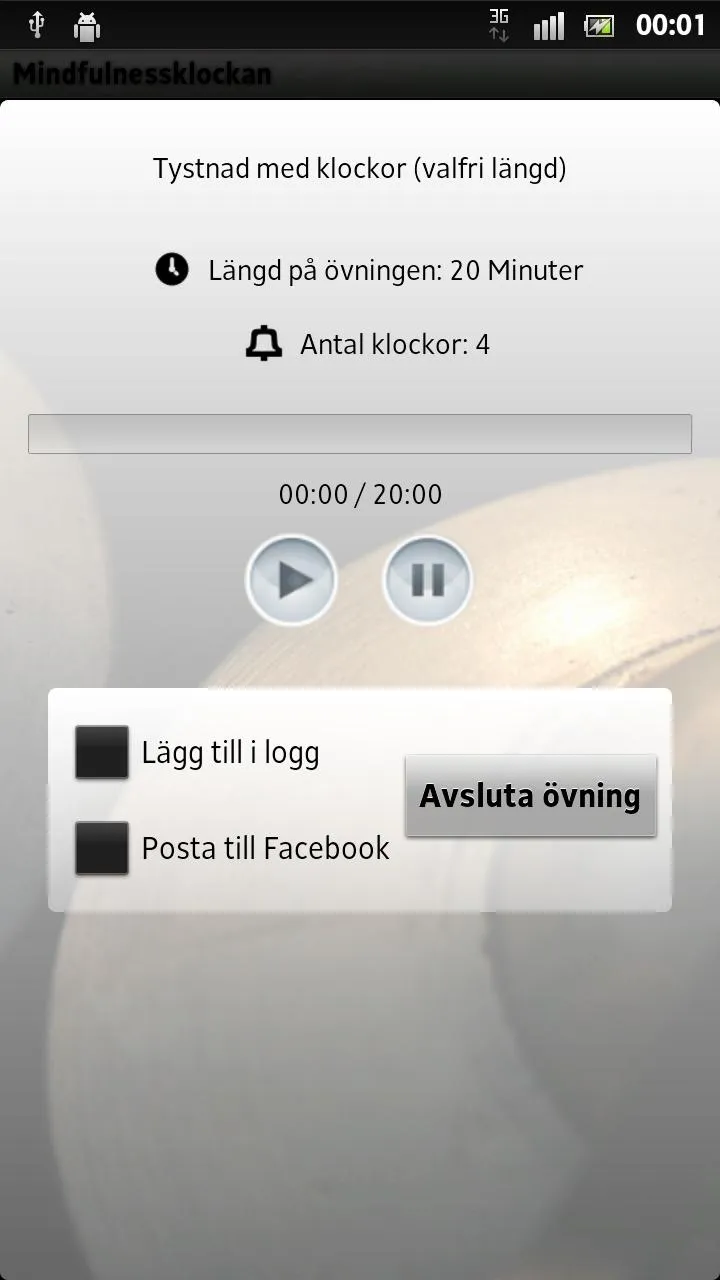 Mindfulnessklockan | Indus Appstore | Screenshot