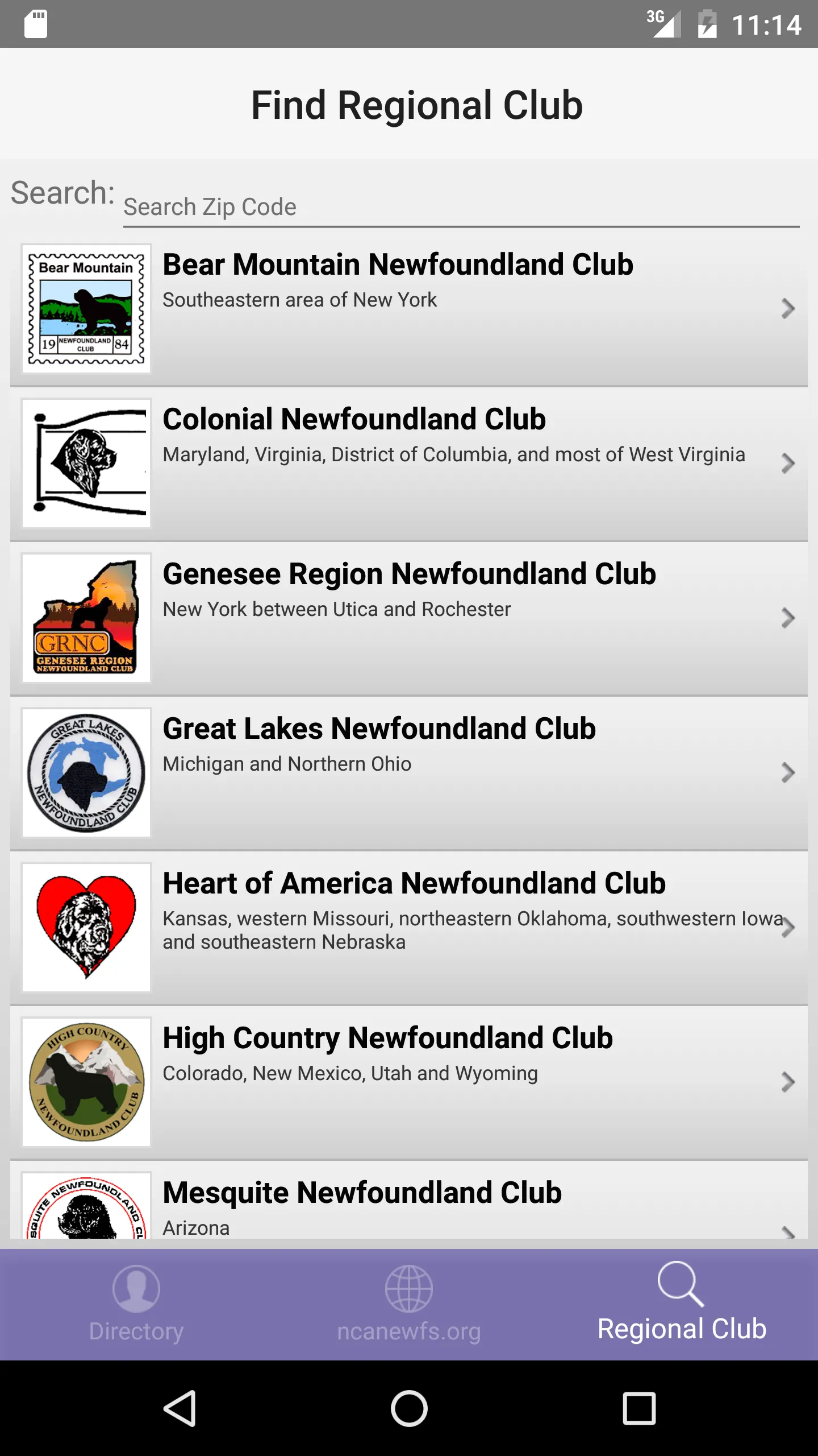 Newfoundland Club of America | Indus Appstore | Screenshot