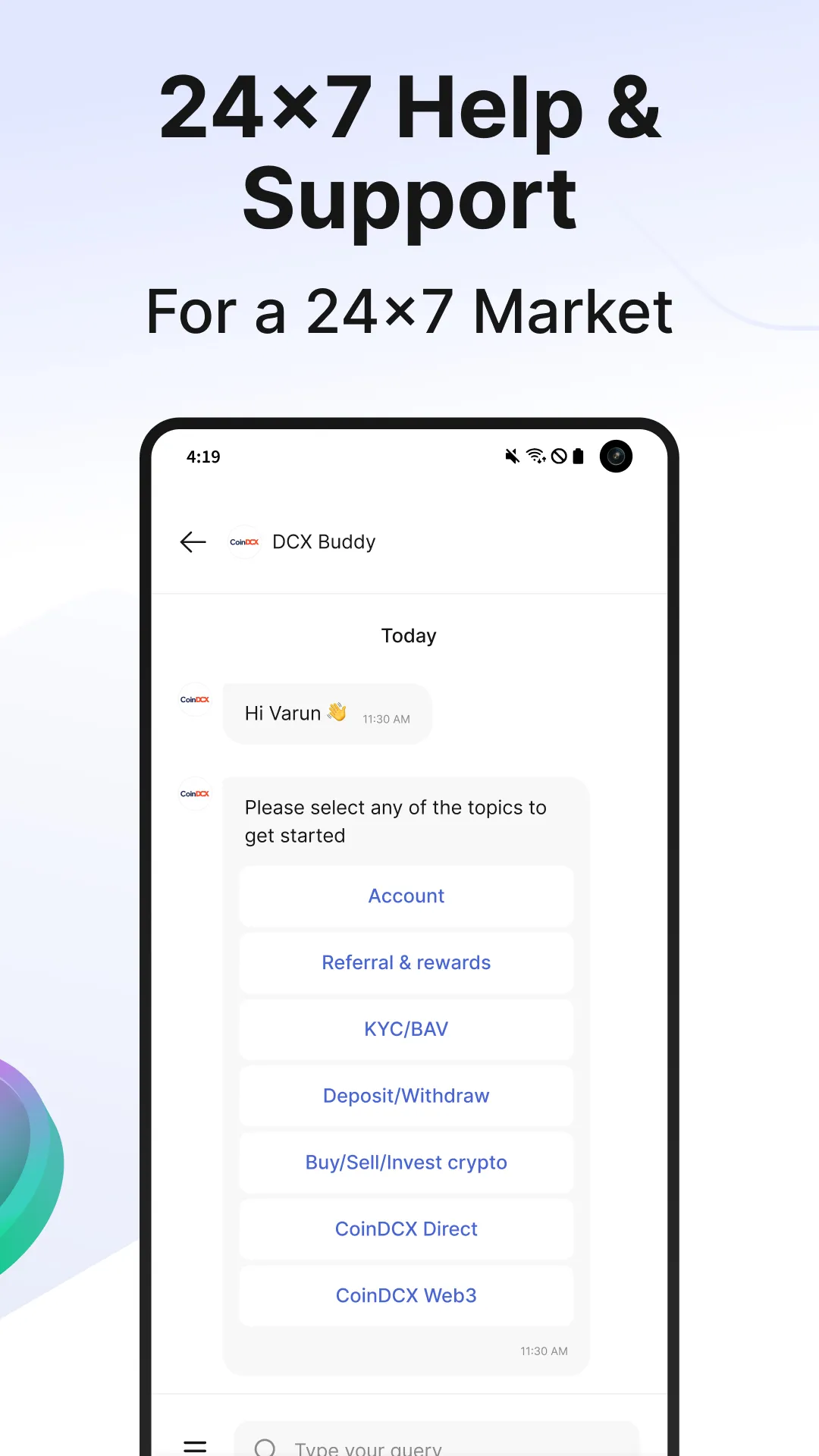 CoinDCX: Bitcoin Crypto App | Indus Appstore | Screenshot