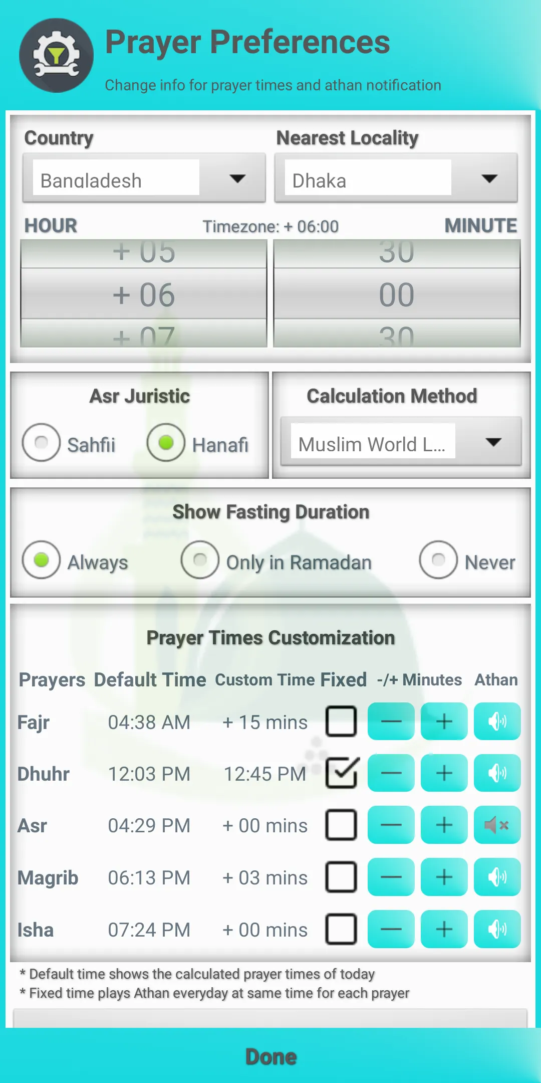 Muslim Prayer Times | Indus Appstore | Screenshot