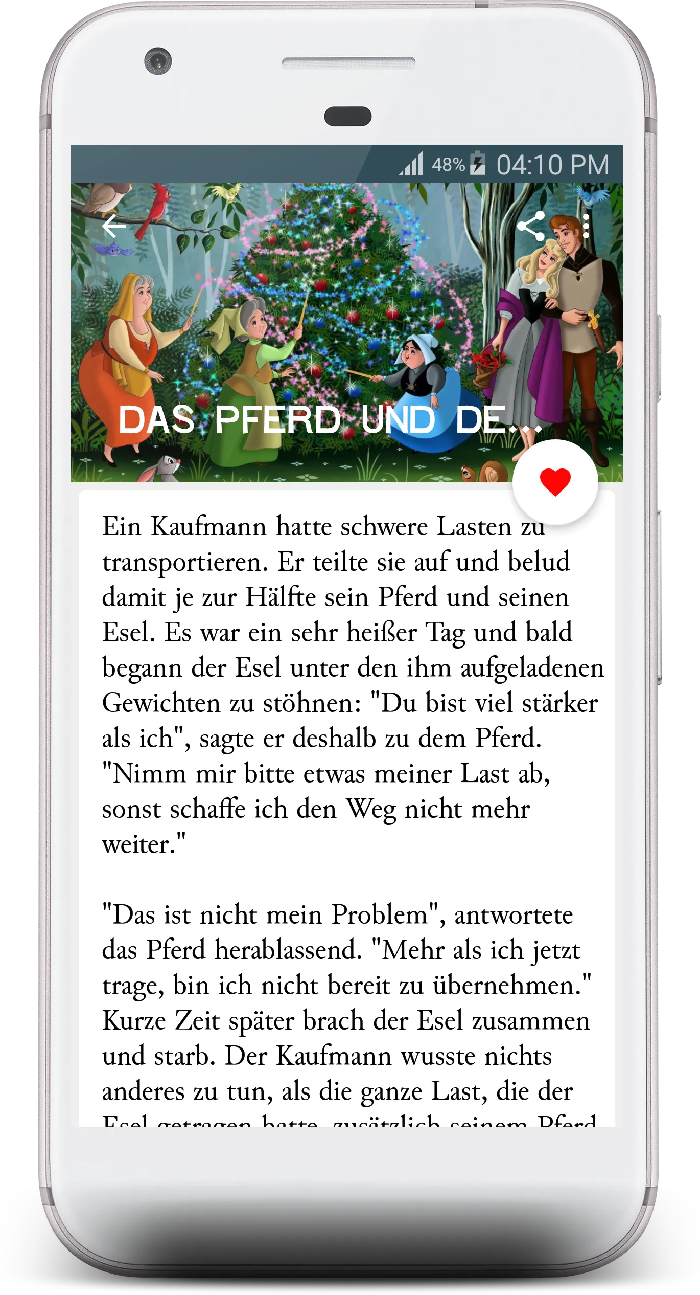 Deutsche Fabeln | Indus Appstore | Screenshot