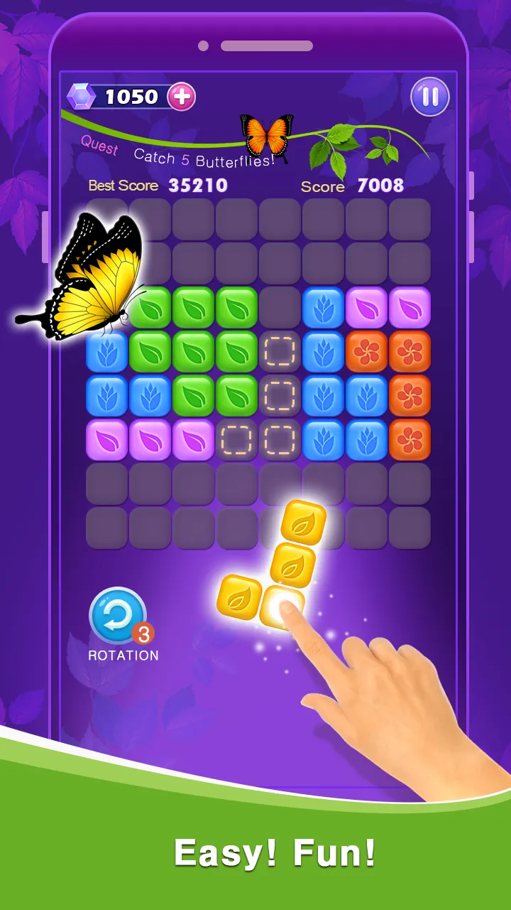 Block Puzzle Cute Butterfly | Indus Appstore | Screenshot