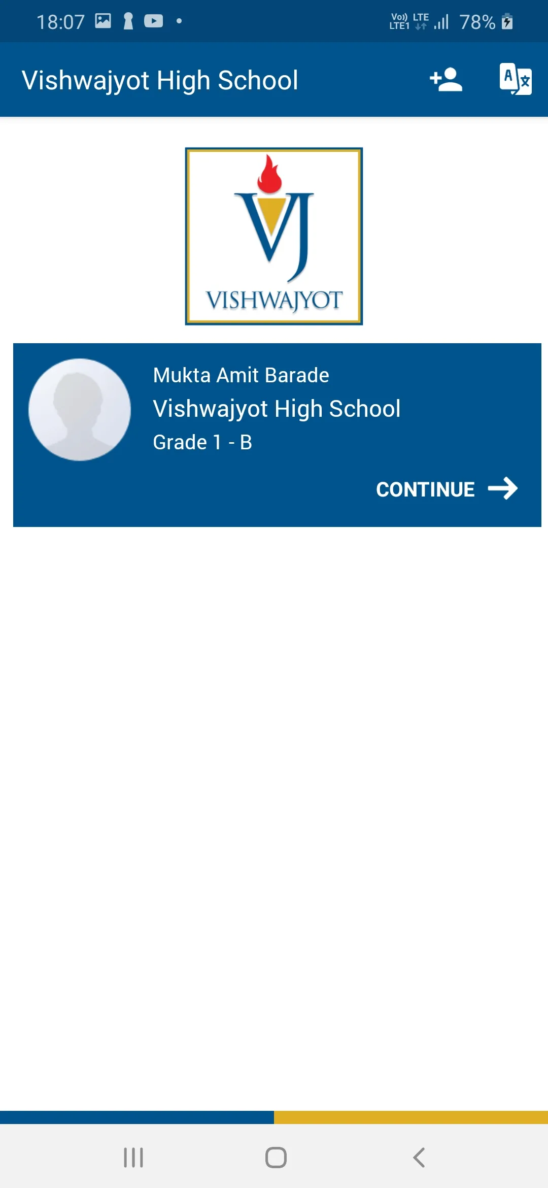 Vishwajyot Schools | Indus Appstore | Screenshot