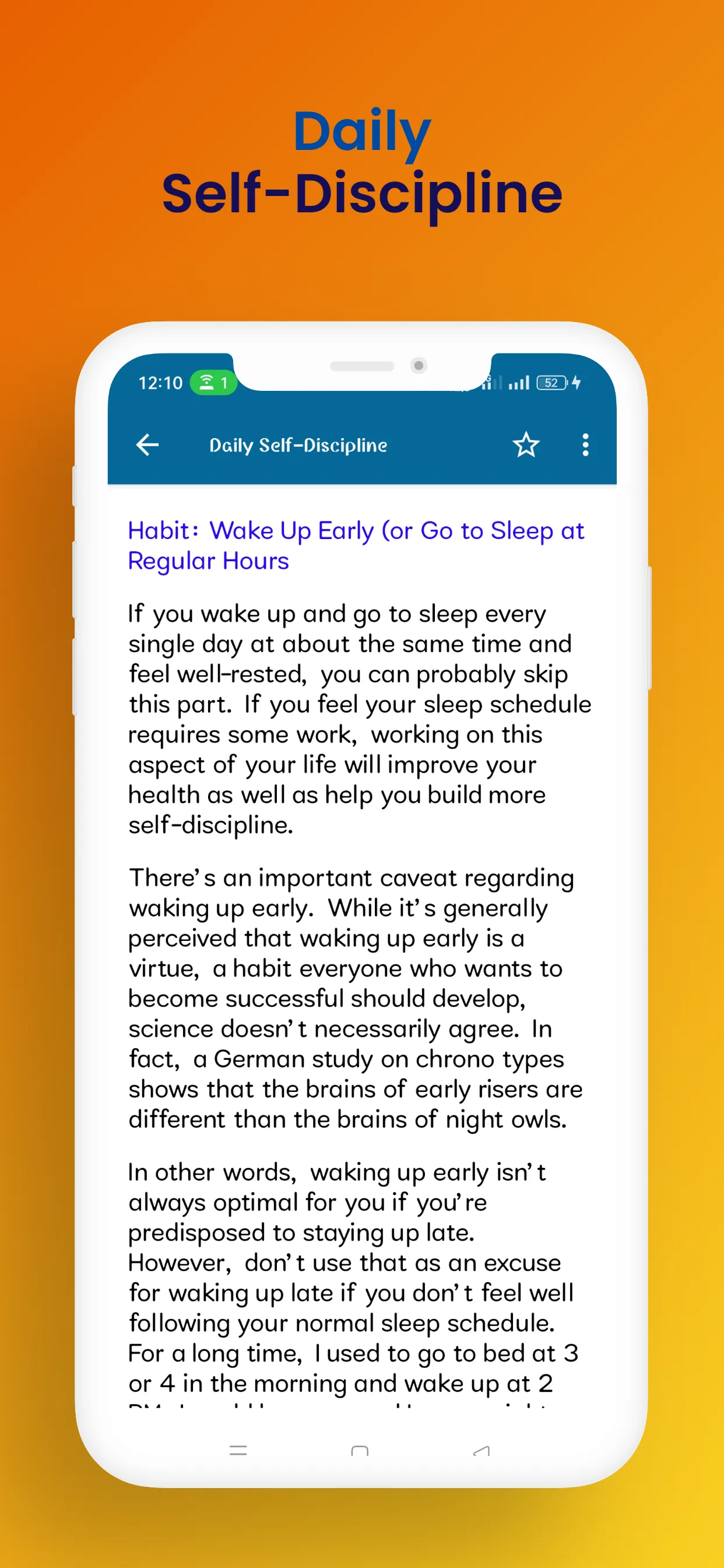 The Power of Self Discipline | Indus Appstore | Screenshot