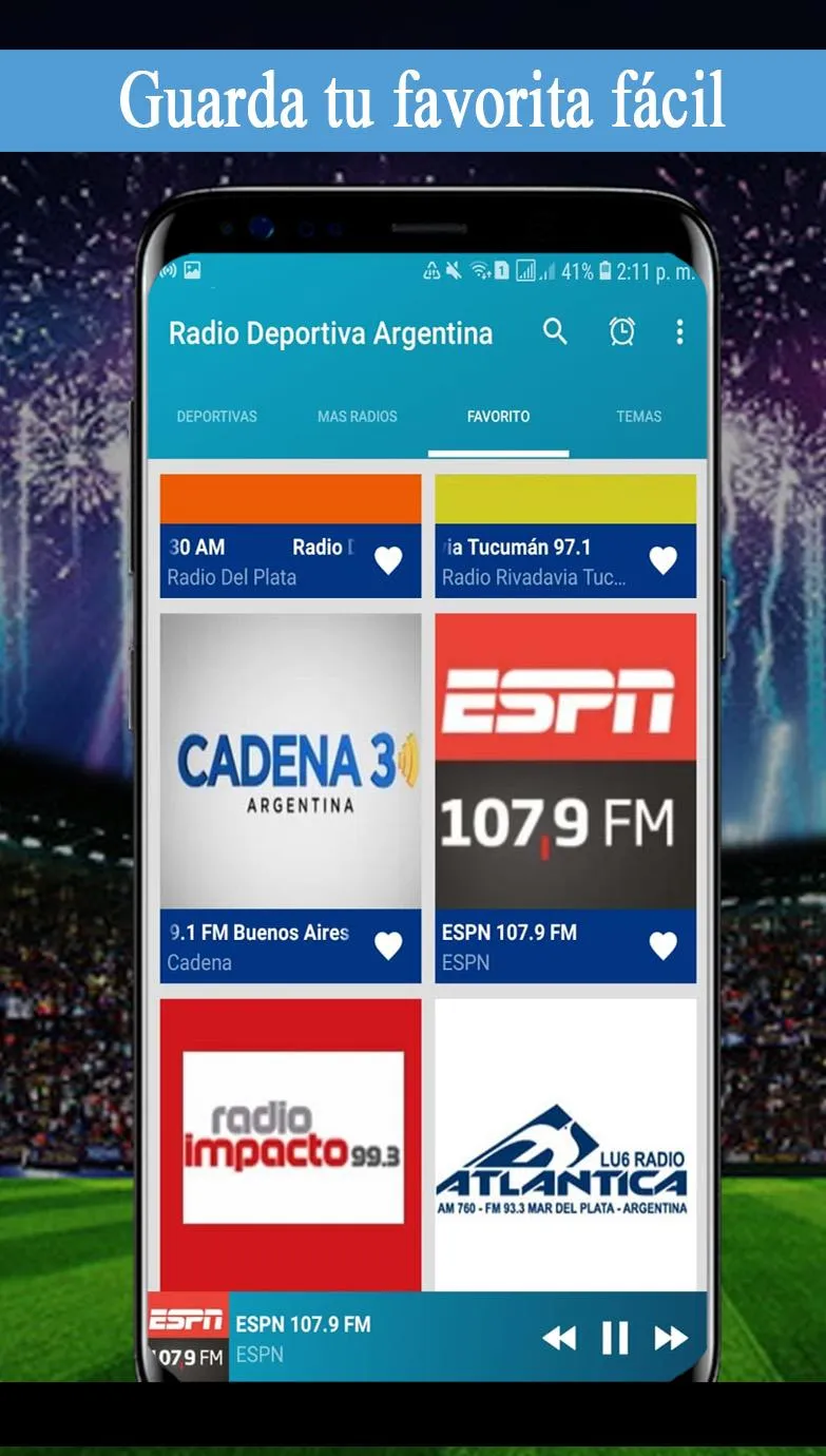 Radios deportivas de Argentina | Indus Appstore | Screenshot