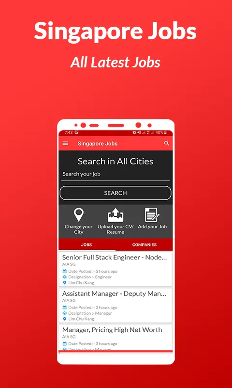 Singapore Jobs | Indus Appstore | Screenshot