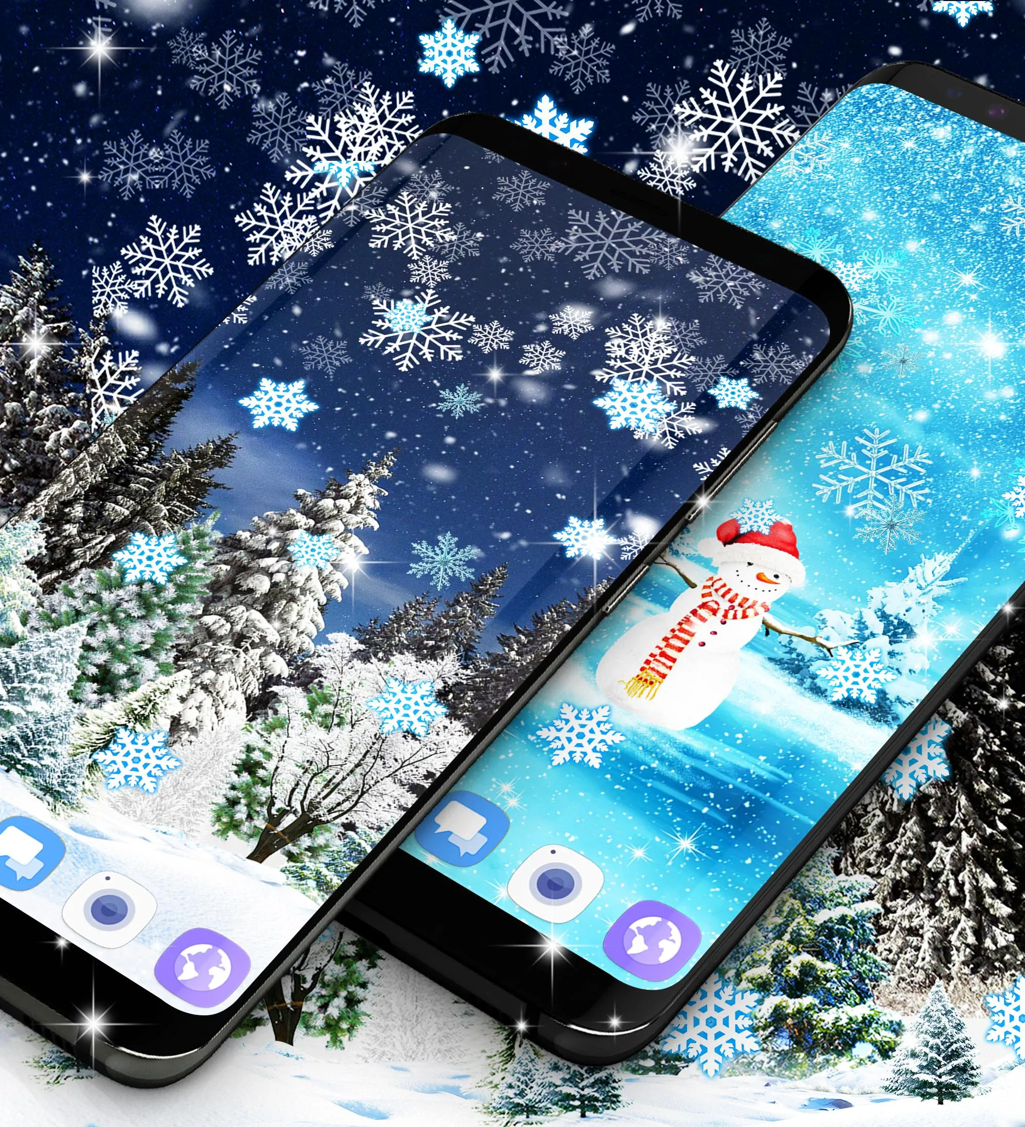 Snow winter live wallpaper | Indus Appstore | Screenshot