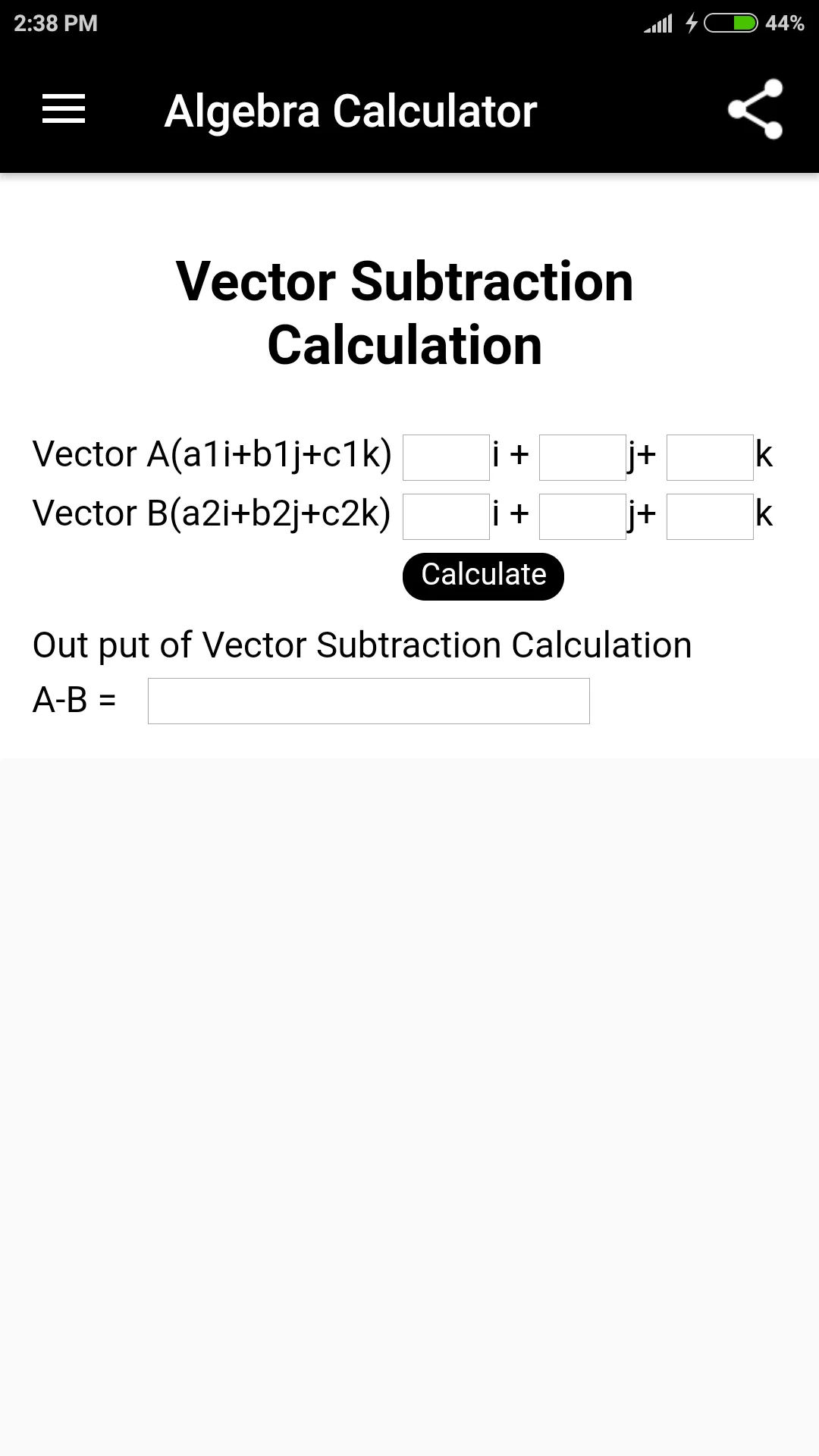 Algebra Calculator | Indus Appstore | Screenshot