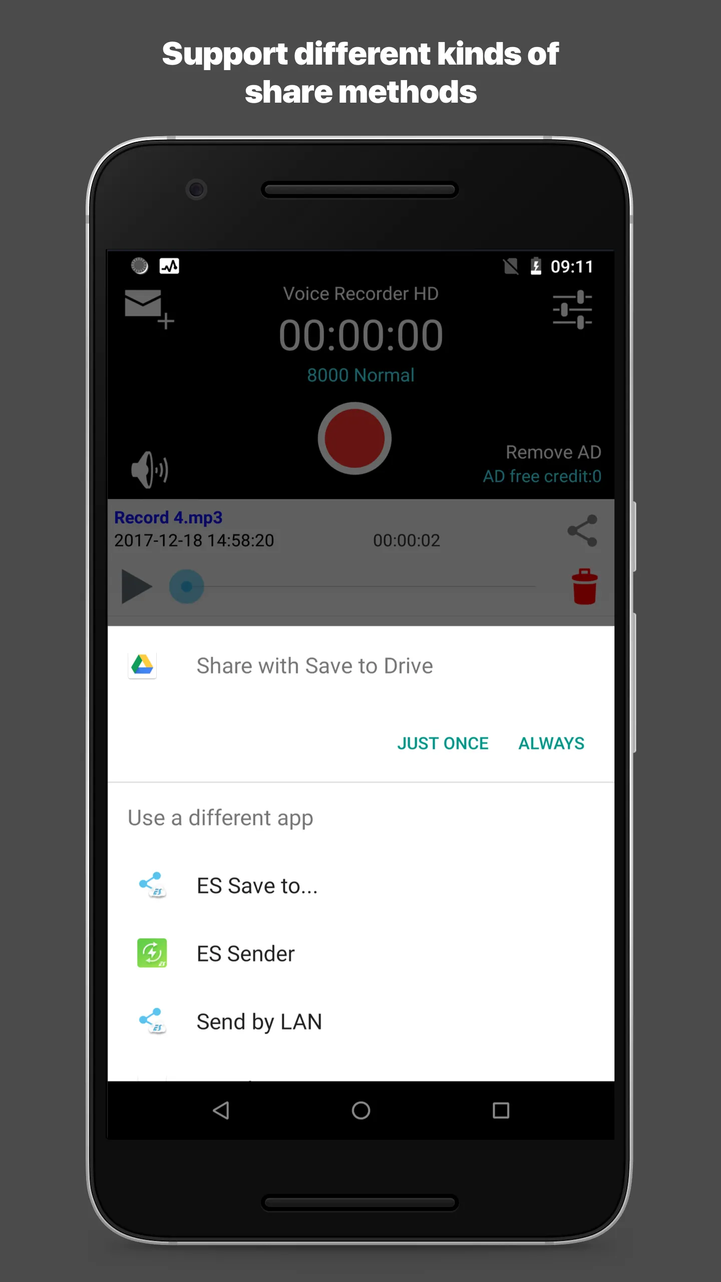 Voice Recorder － mp3 format HD | Indus Appstore | Screenshot