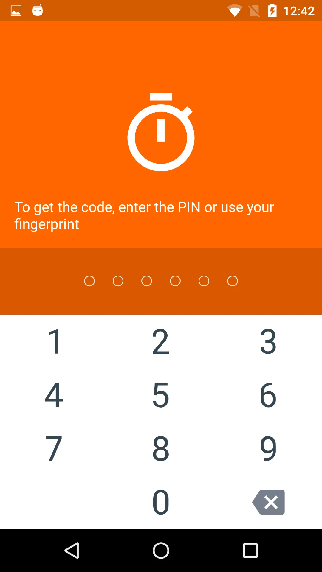 Orange Authenticator | Indus Appstore | Screenshot