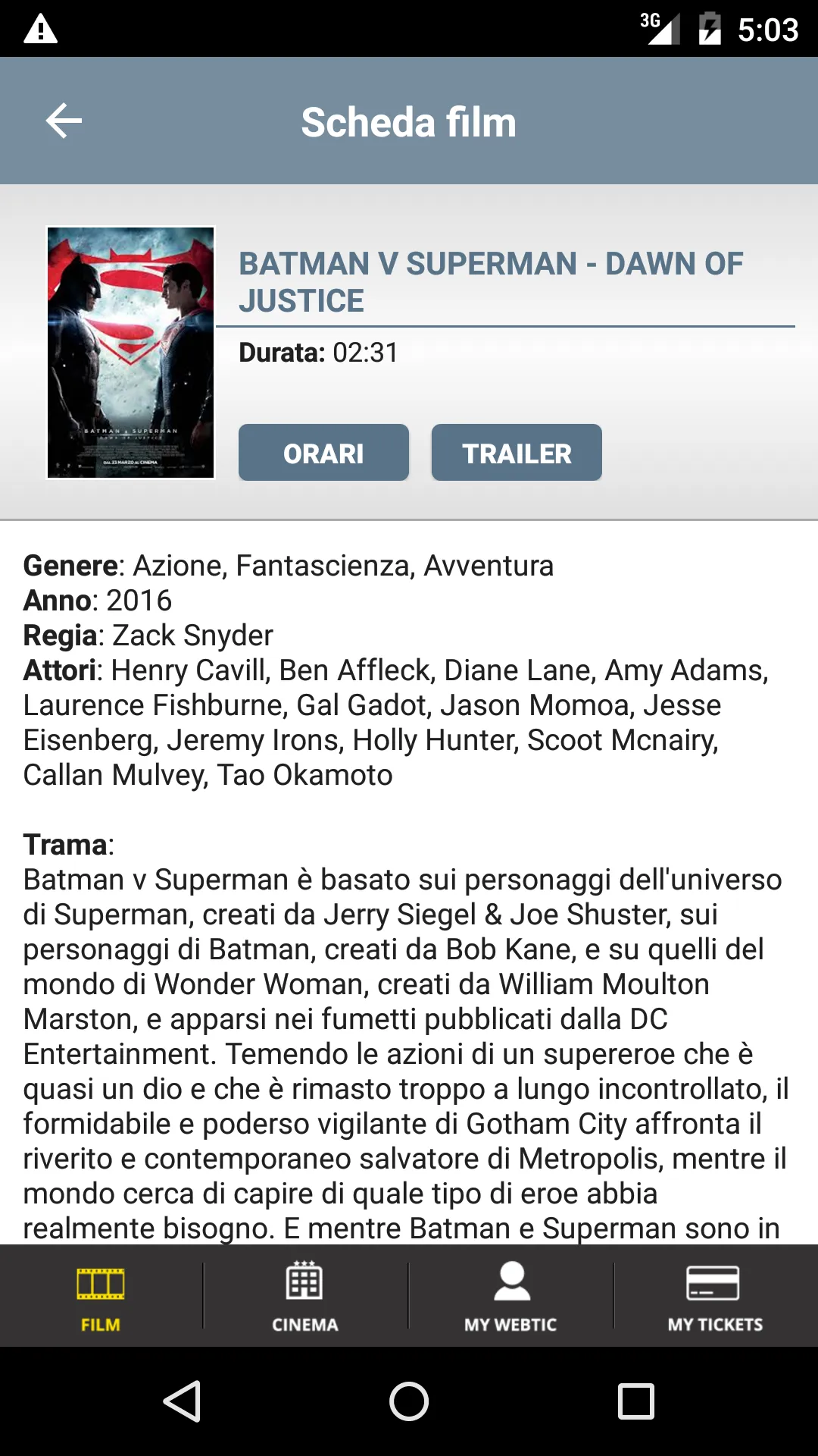 Webtic Milano al Cinema | Indus Appstore | Screenshot