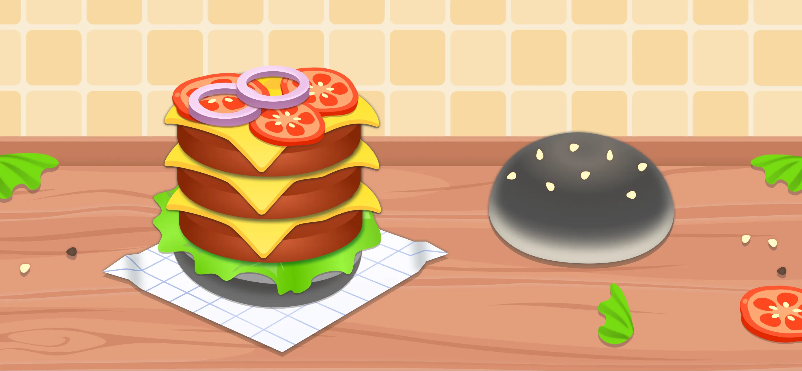 Burger Maker Baby Cooking Game | Indus Appstore | Screenshot