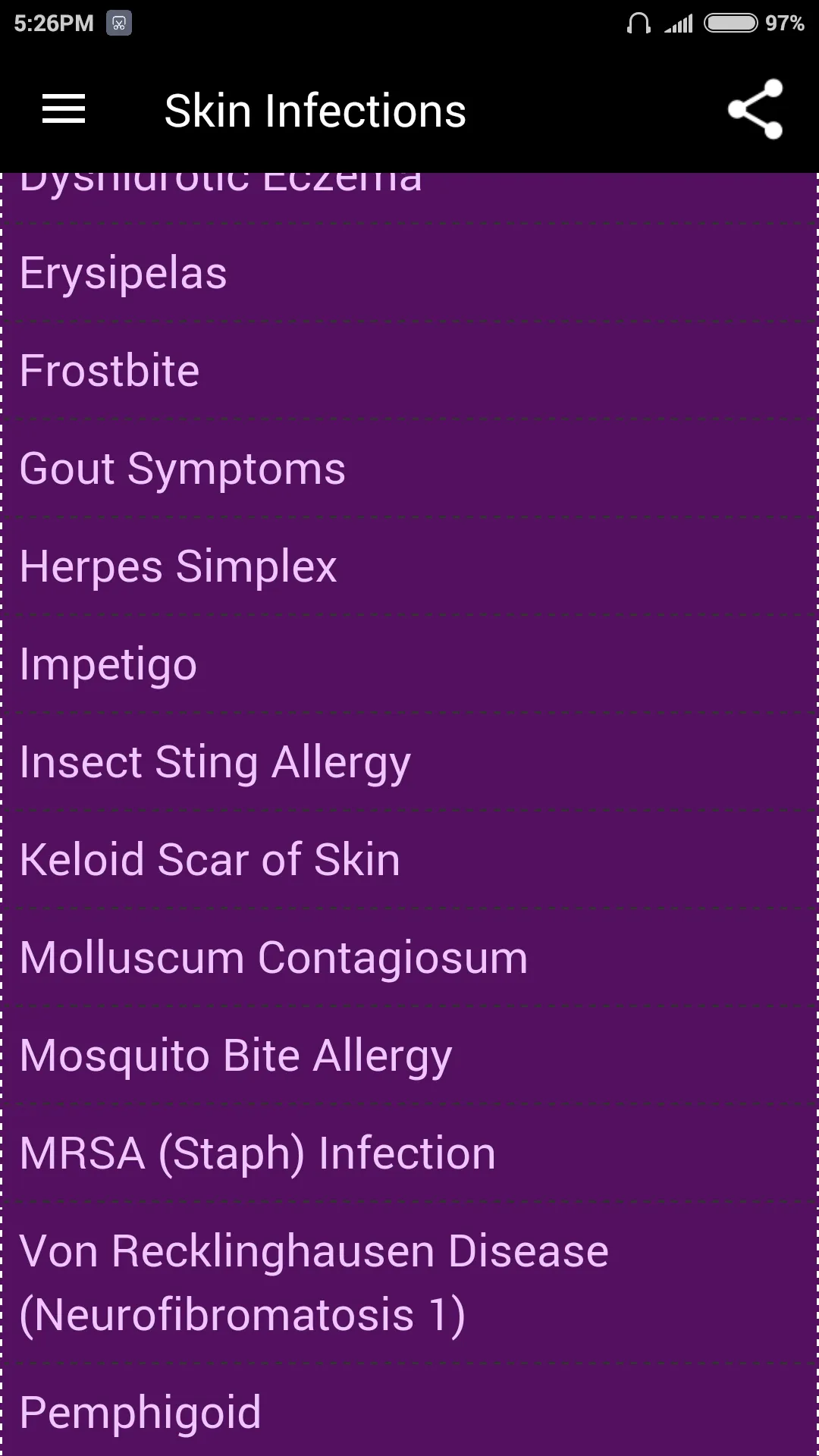 Skin Infections | Indus Appstore | Screenshot