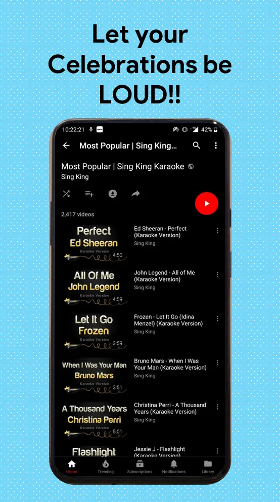 Mic Live Karaoke, Announcement | Indus Appstore | Screenshot