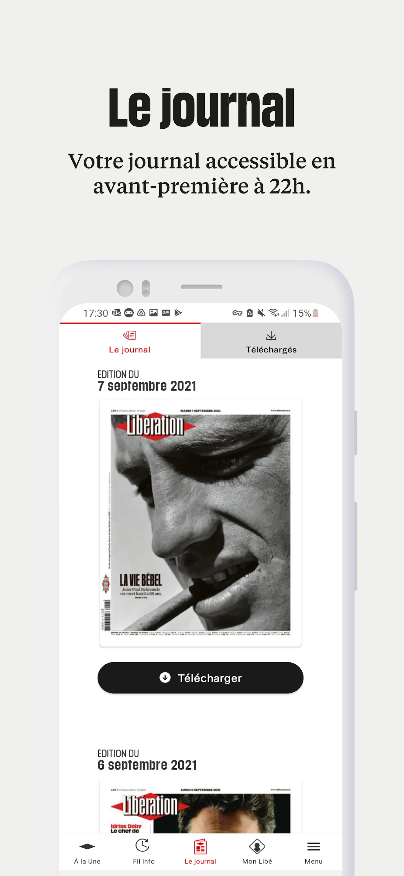 Libération: Info et Actualités | Indus Appstore | Screenshot