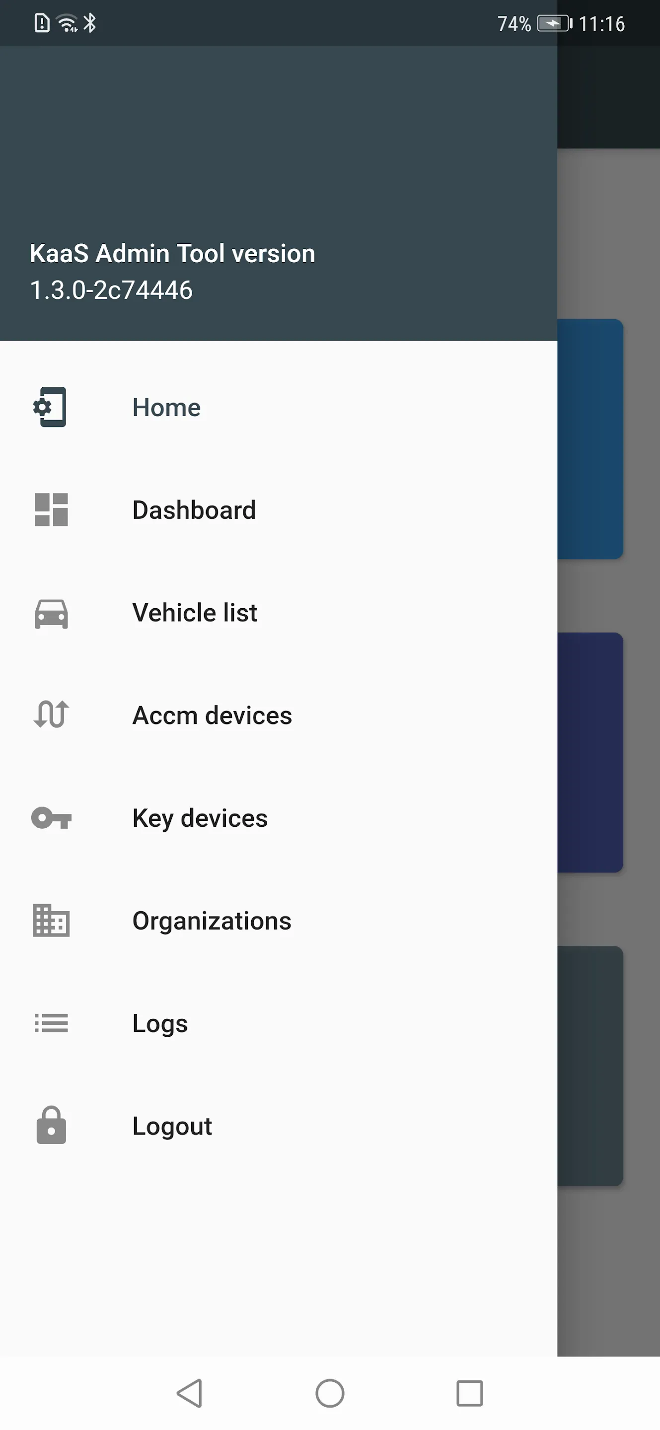 KaaS Admin Tool | Indus Appstore | Screenshot