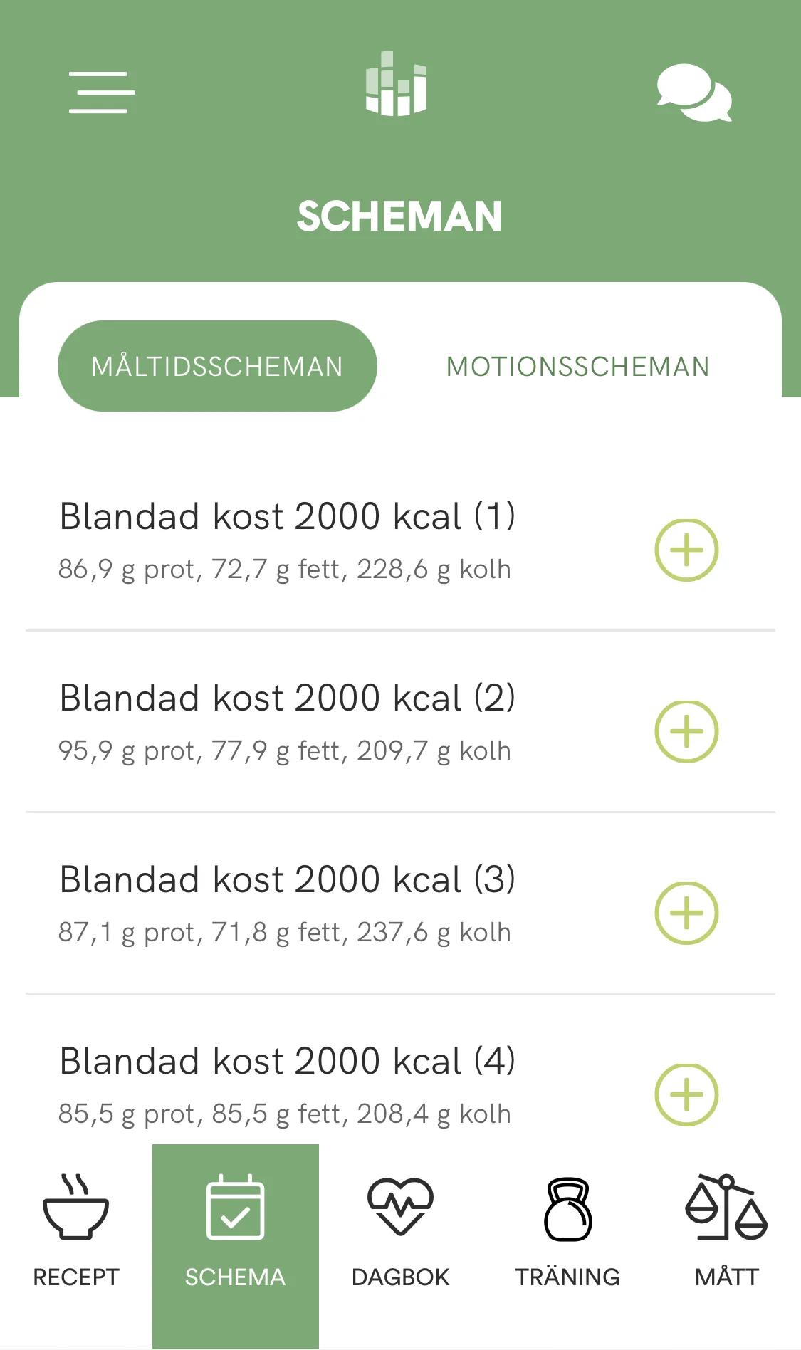 Nutrition Data Kost & Träning | Indus Appstore | Screenshot