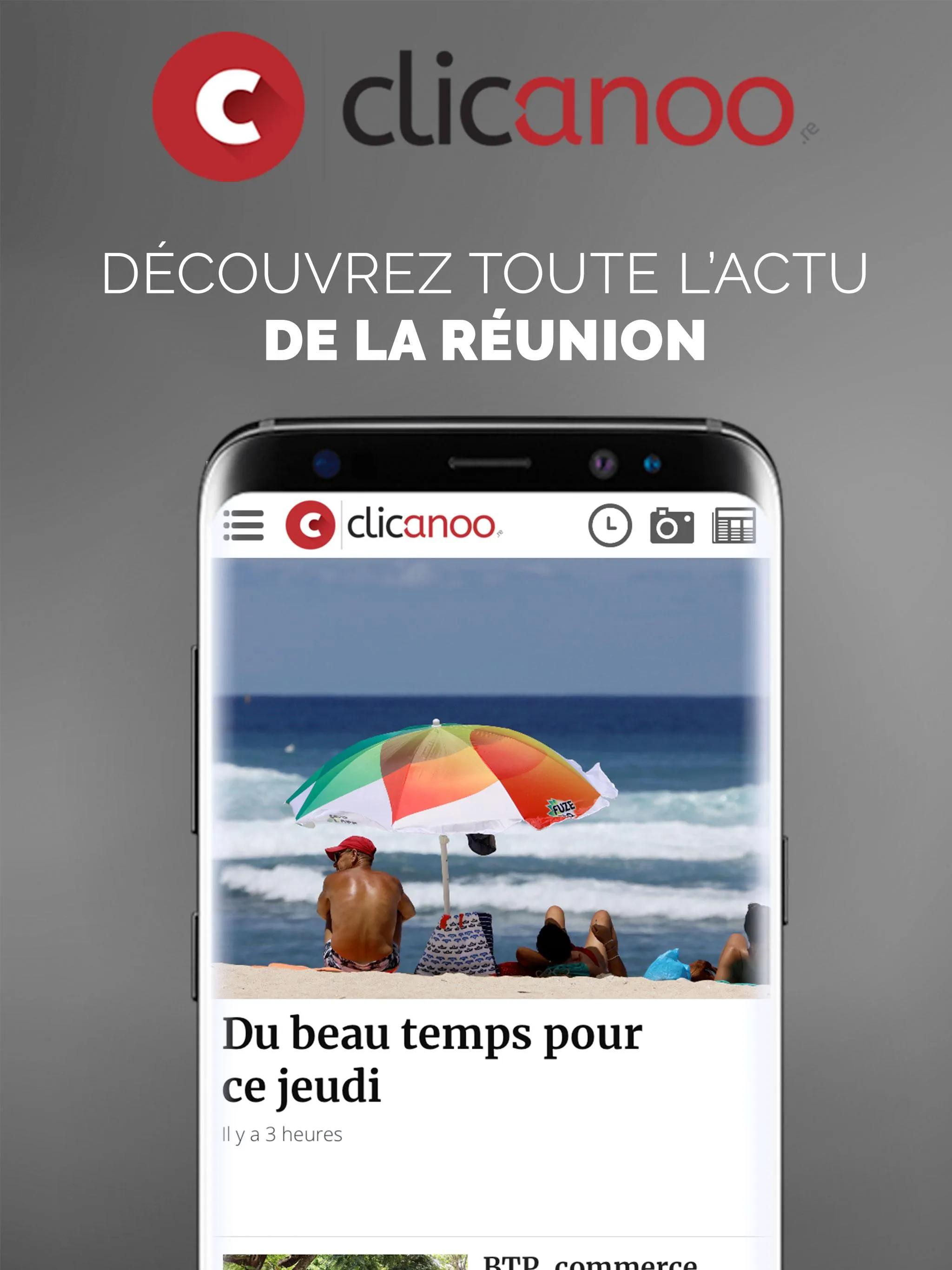 Clicanoo - Journal de l'île | Indus Appstore | Screenshot