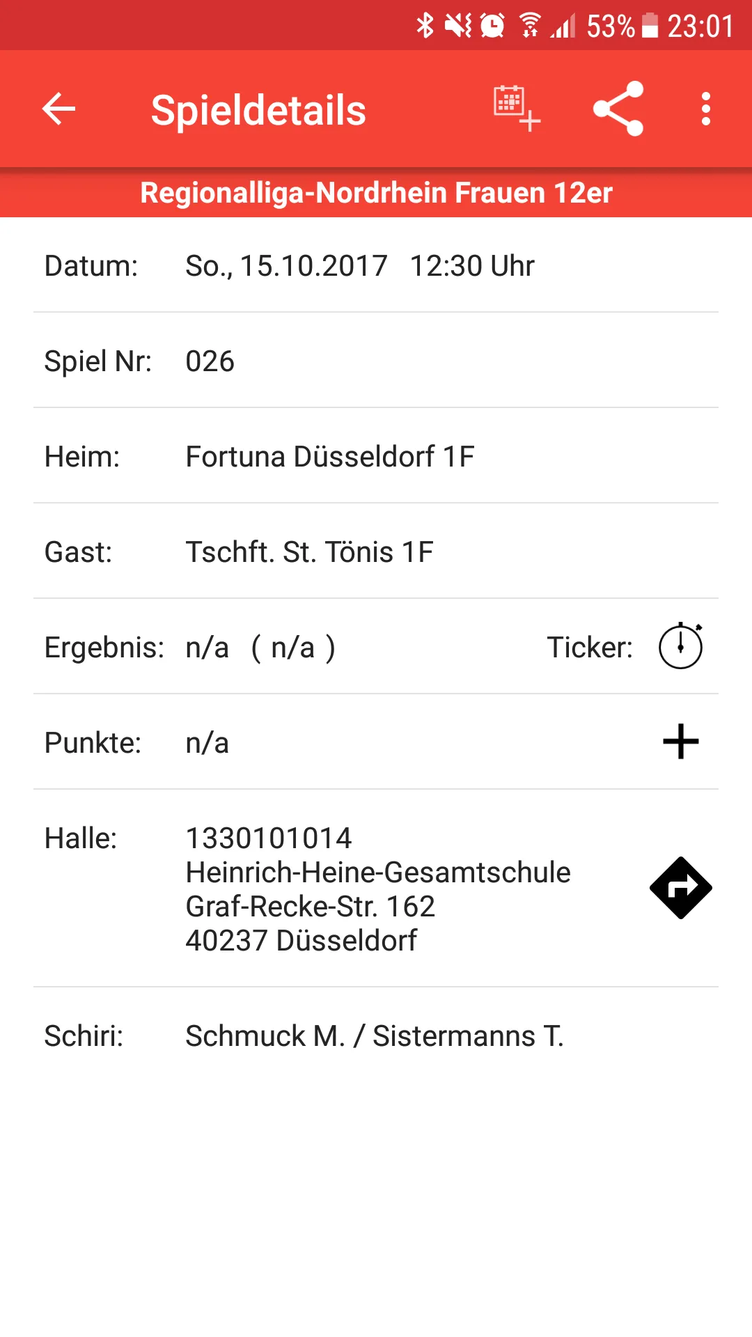 Fortuna Düsseldorf Handball | Indus Appstore | Screenshot