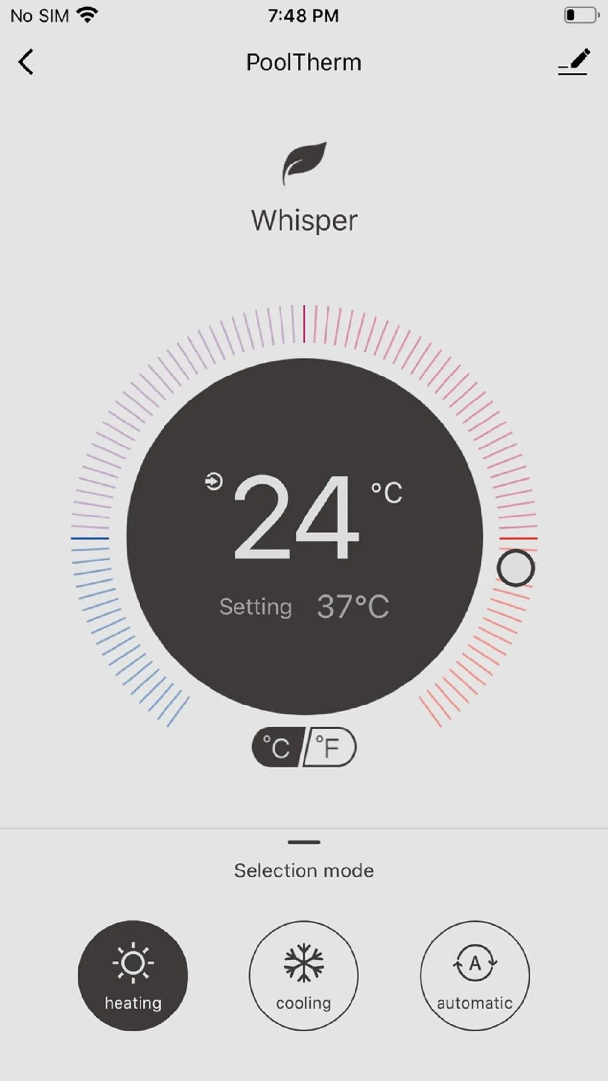 PoolTherm | Indus Appstore | Screenshot